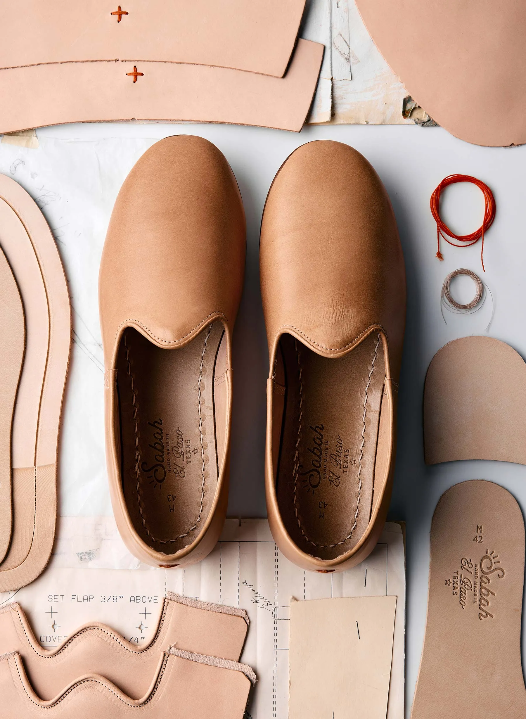 i+w x Sabah el paso in natural latigo (m) sold by Imogene + Willie product image thumbnail 3