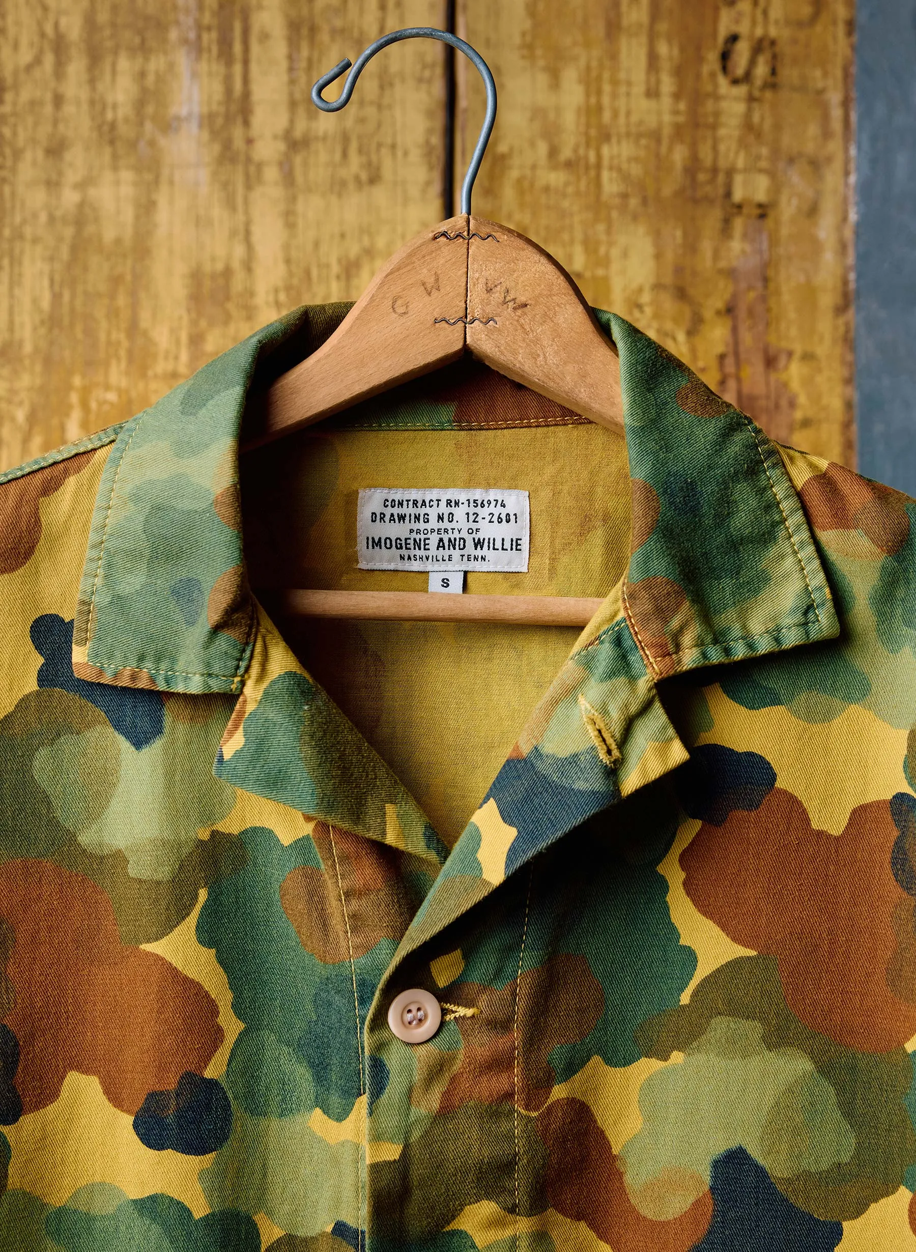 the goodall jacket in painted camo sold by Imogene + Willie product image thumbnail 3