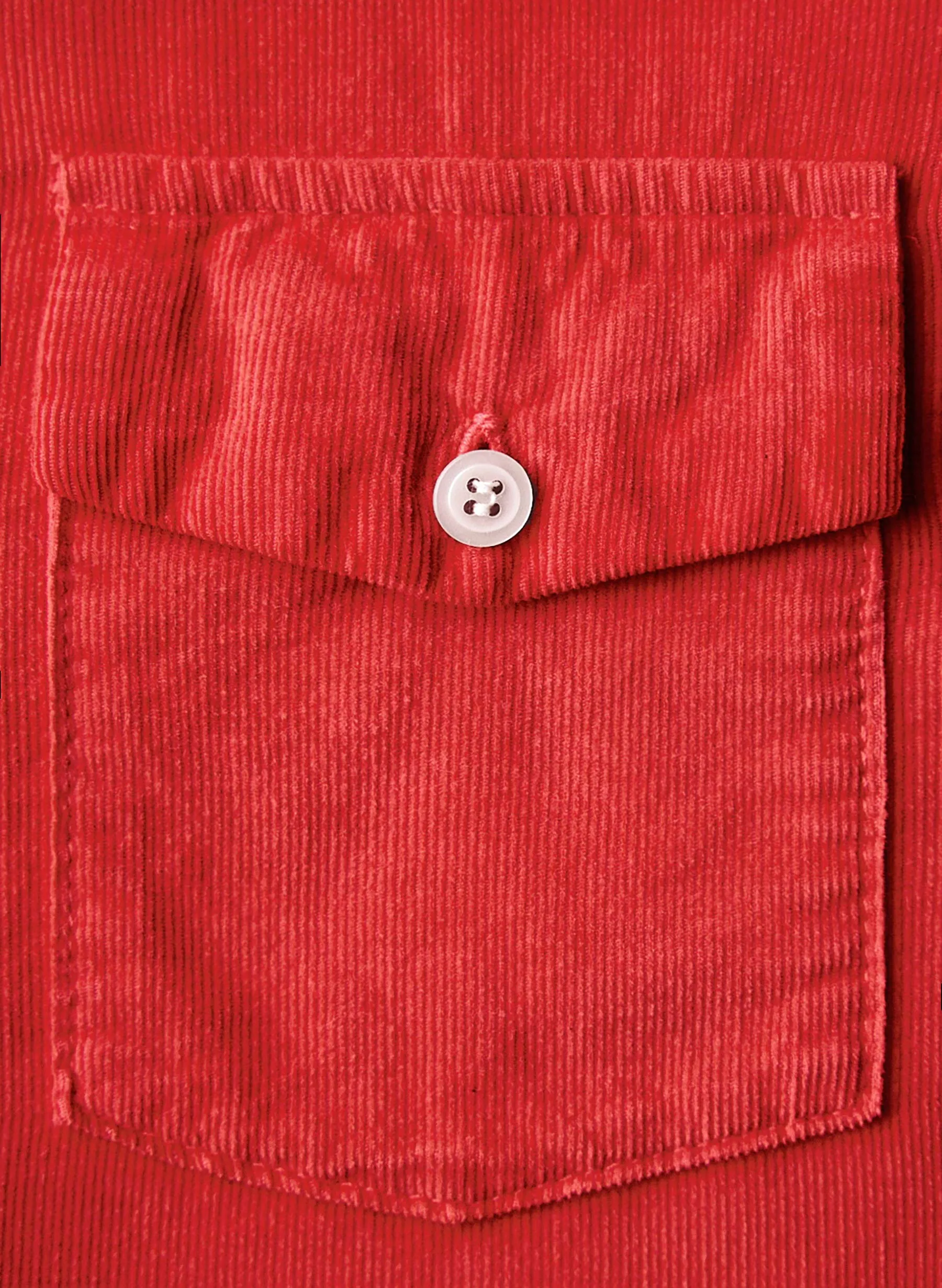 the palmer corduroy shirt in poppy sold by Imogene + Willie product image thumbnail 5