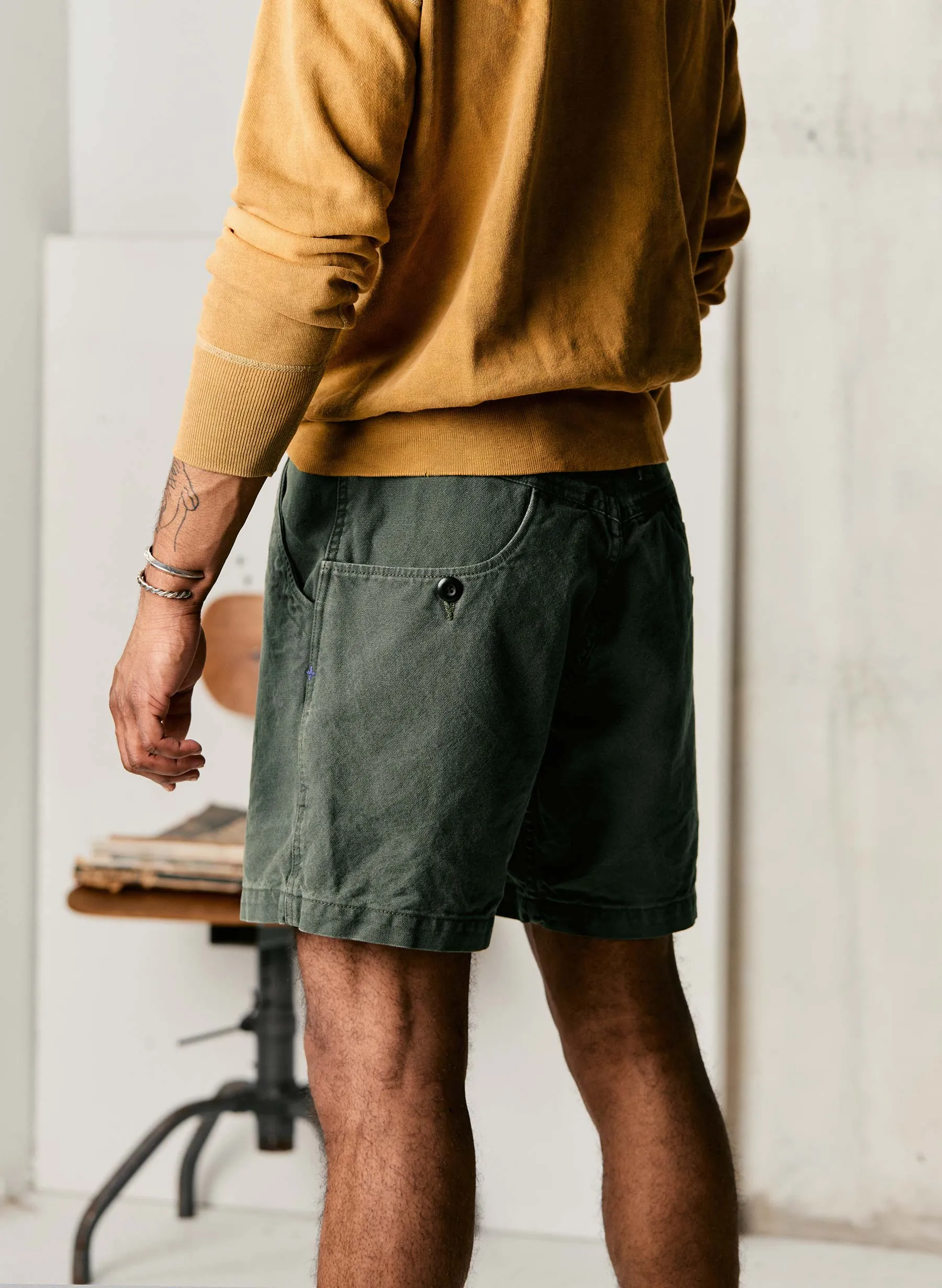 the mountain short in slate green sold by Imogene + Willie product image thumbnail 5