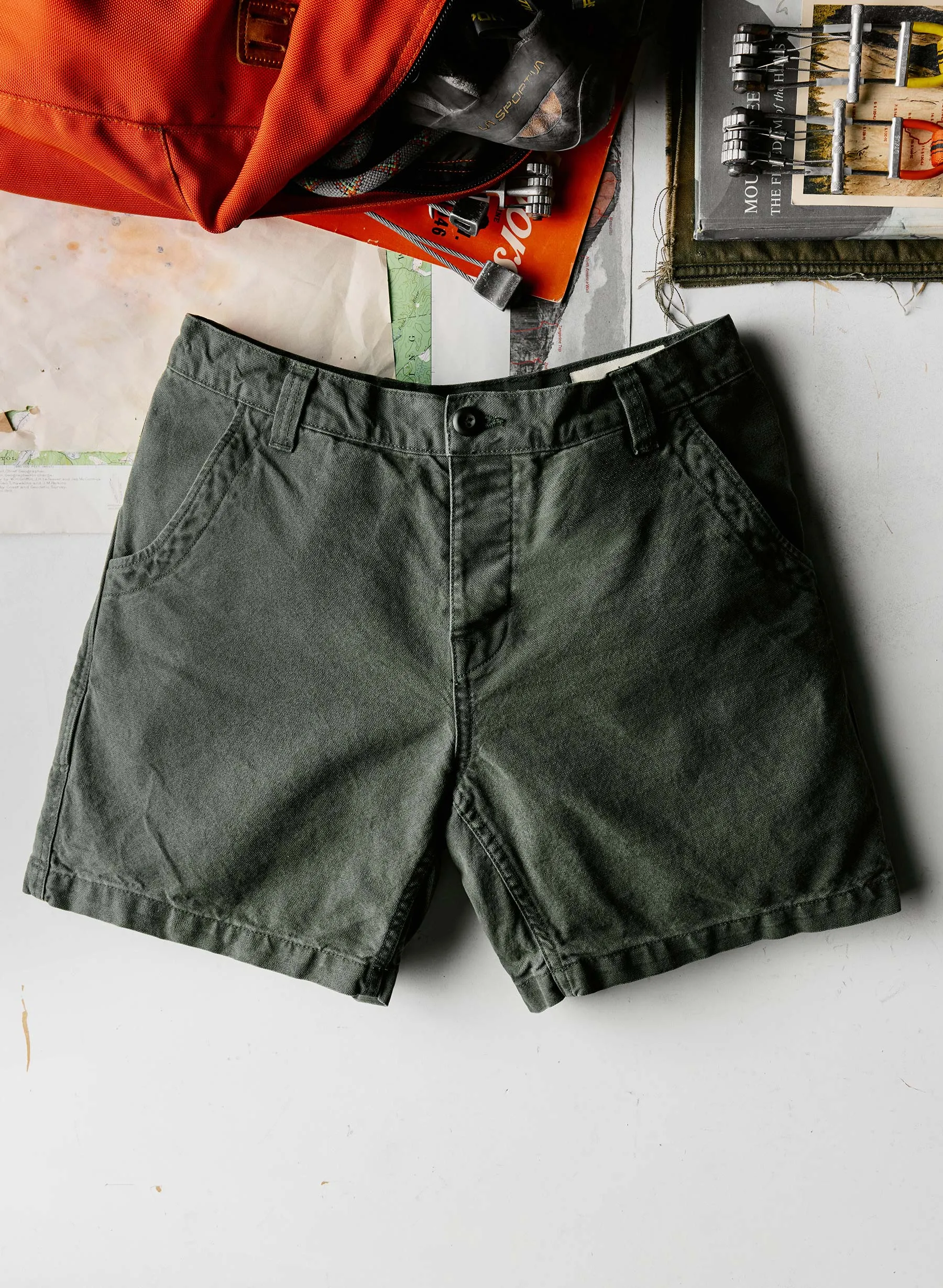 the mountain short in slate green sold by Imogene + Willie product image thumbnail 4
