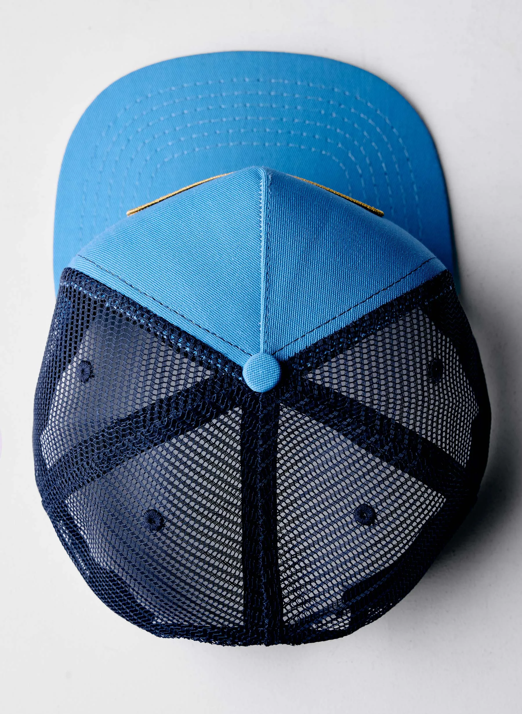 the "service station" trucker in blue sold by Imogene + Willie product image thumbnail 5