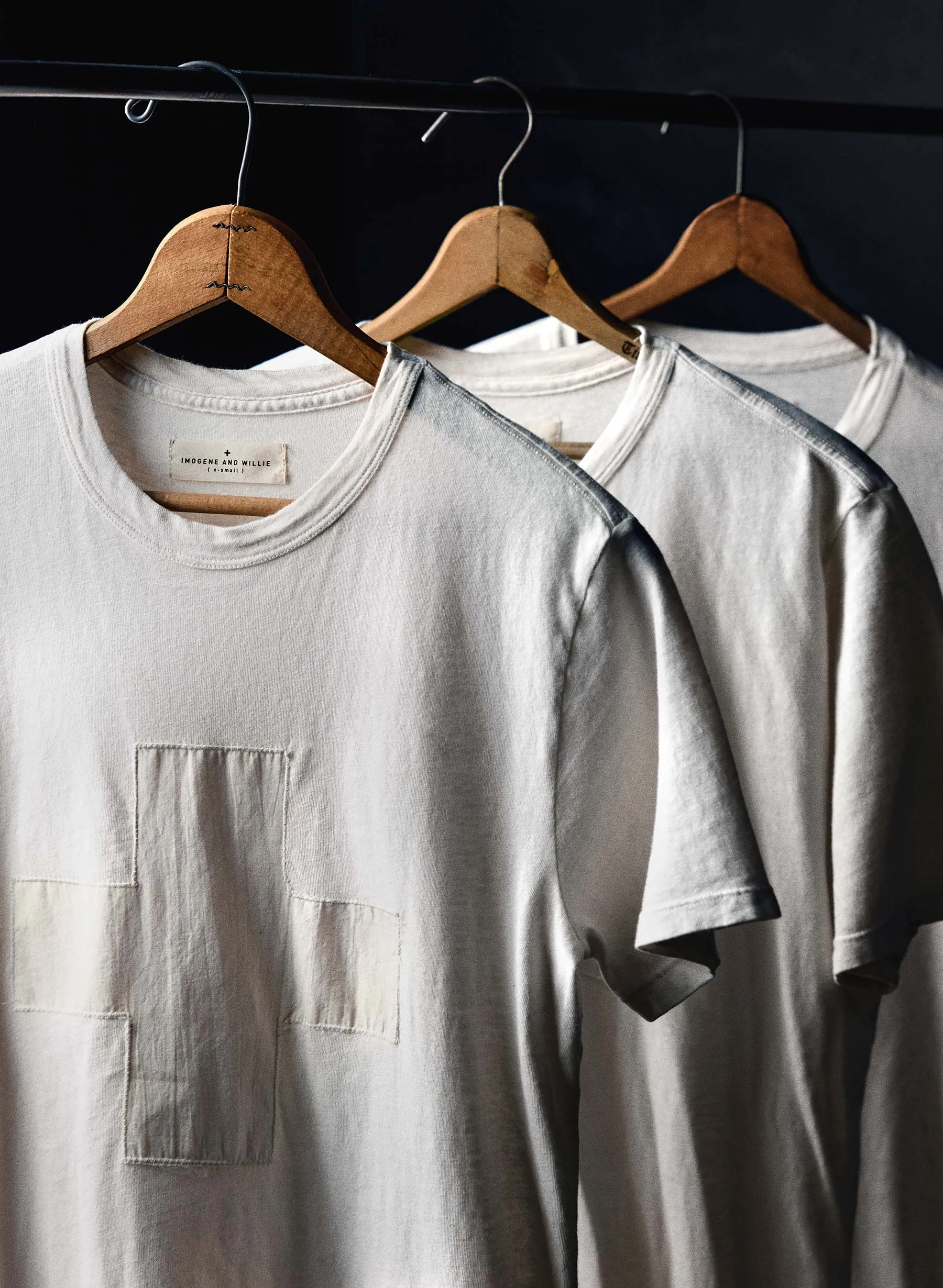 the "plus" tee in vintage white sold by Imogene + Willie product image thumbnail 3