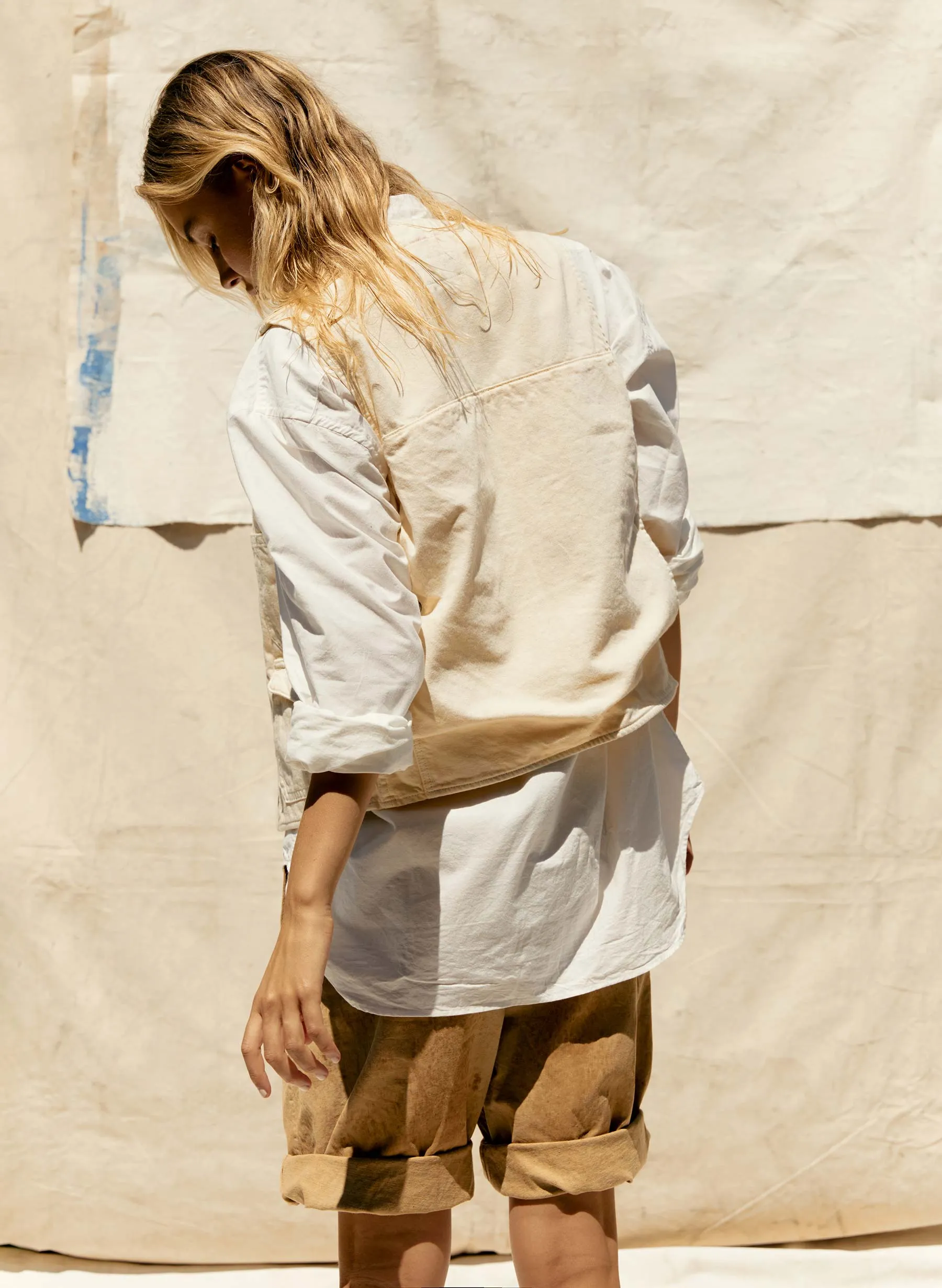 the field vest in natural sold by Imogene + Willie product image thumbnail 2
