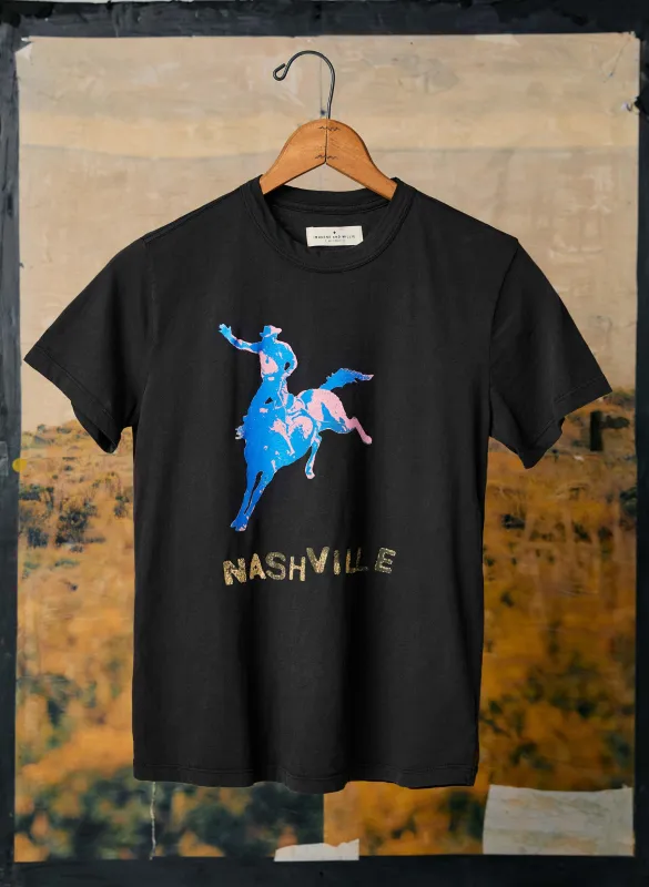 the "bronco" tee sold by Imogene + Willie