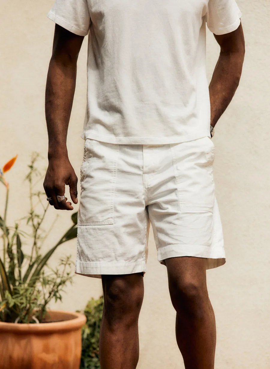 the camp short in white sold by Imogene + Willie product image thumbnail 3