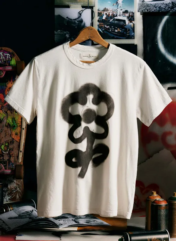 the "flower" tee sold by Imogene + Willie