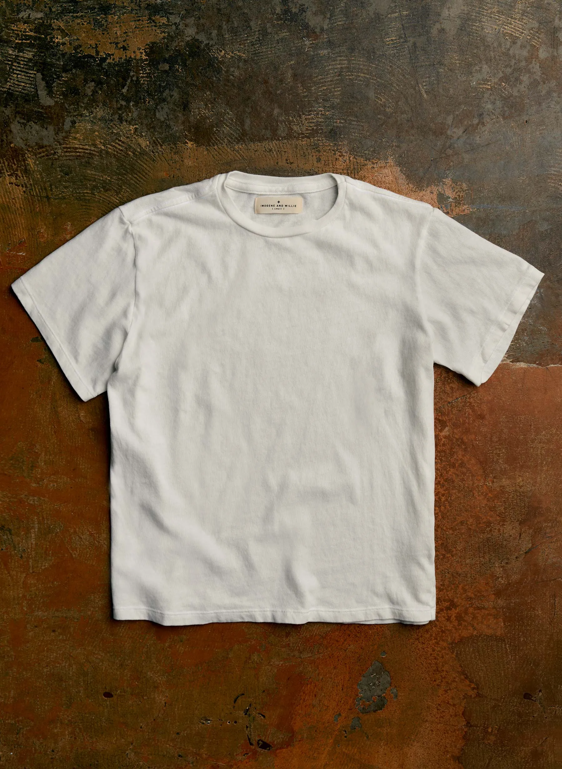 novel knit white crew sold by Imogene + Willie product image thumbnail 2