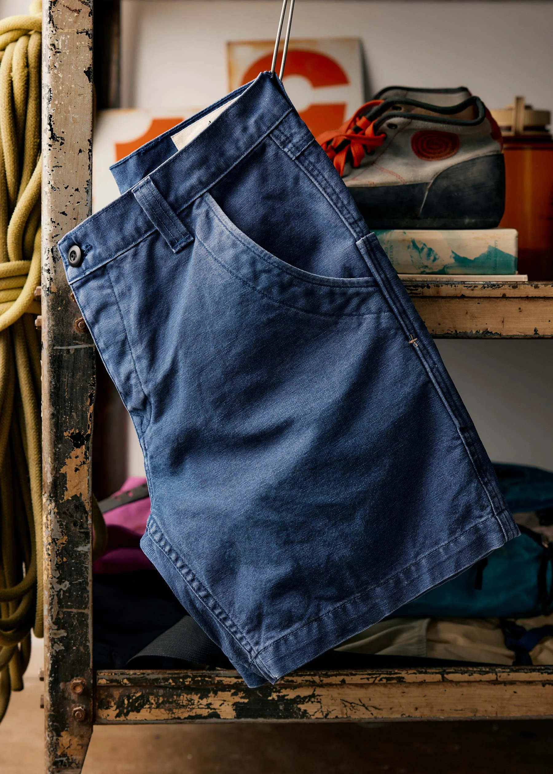 the mountain short in french blue sold by Imogene + Willie product image thumbnail 2