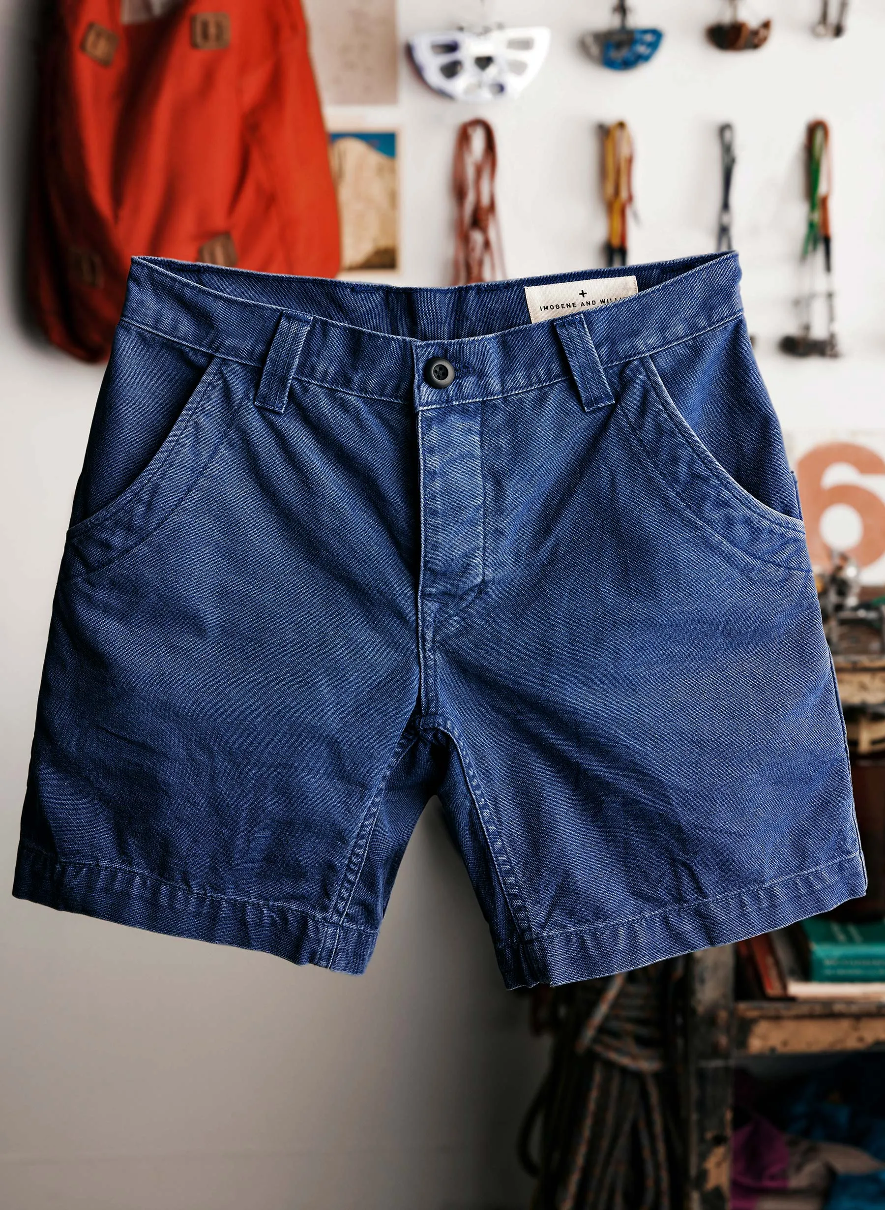 the mountain short in french blue sold by Imogene + Willie product image thumbnail 5