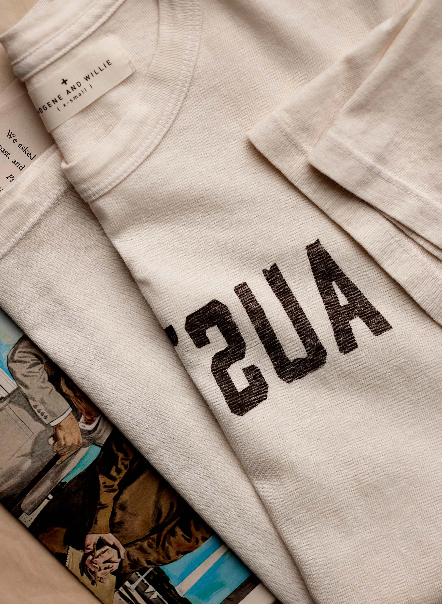 the "austin" tee in vintage white sold by Imogene + Willie product image thumbnail 4