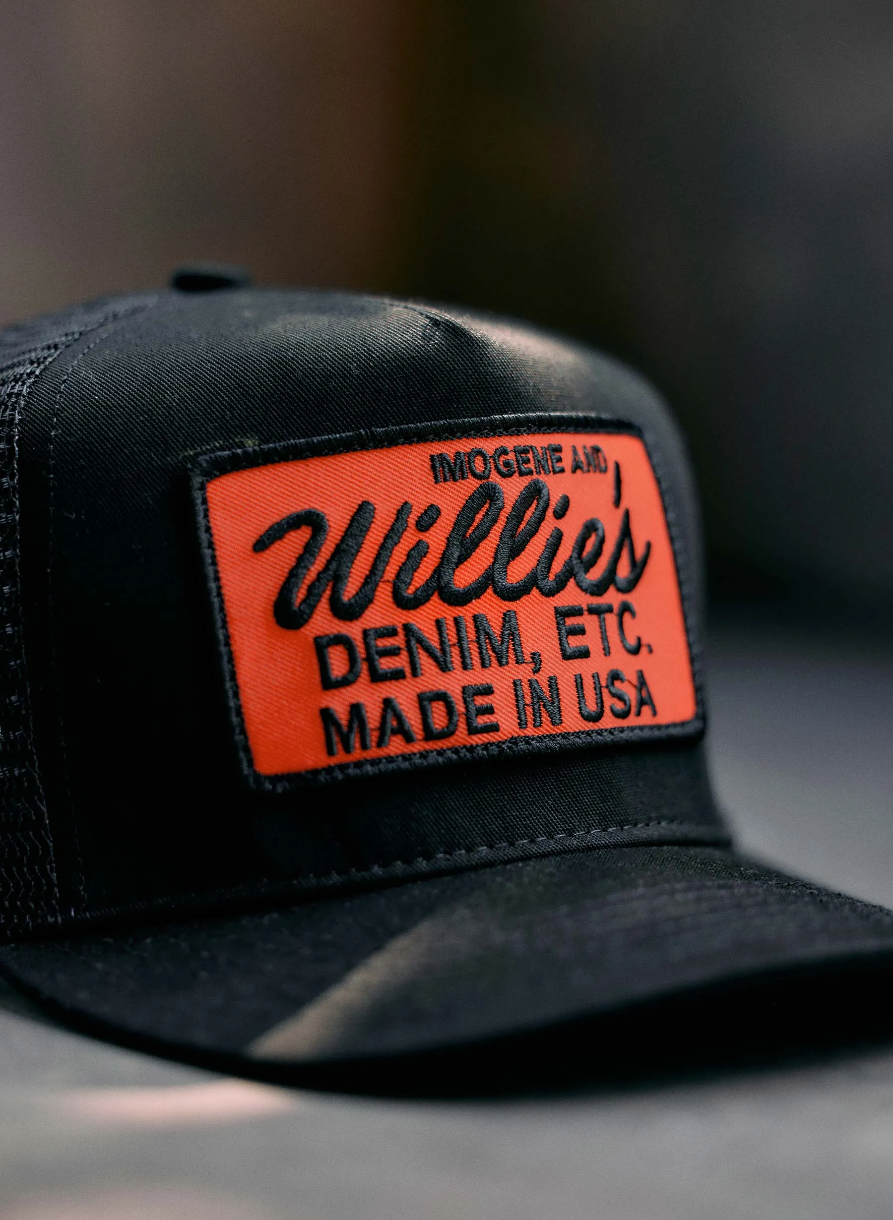 the "denim etc" trucker in black sold by Imogene + Willie product image thumbnail 4