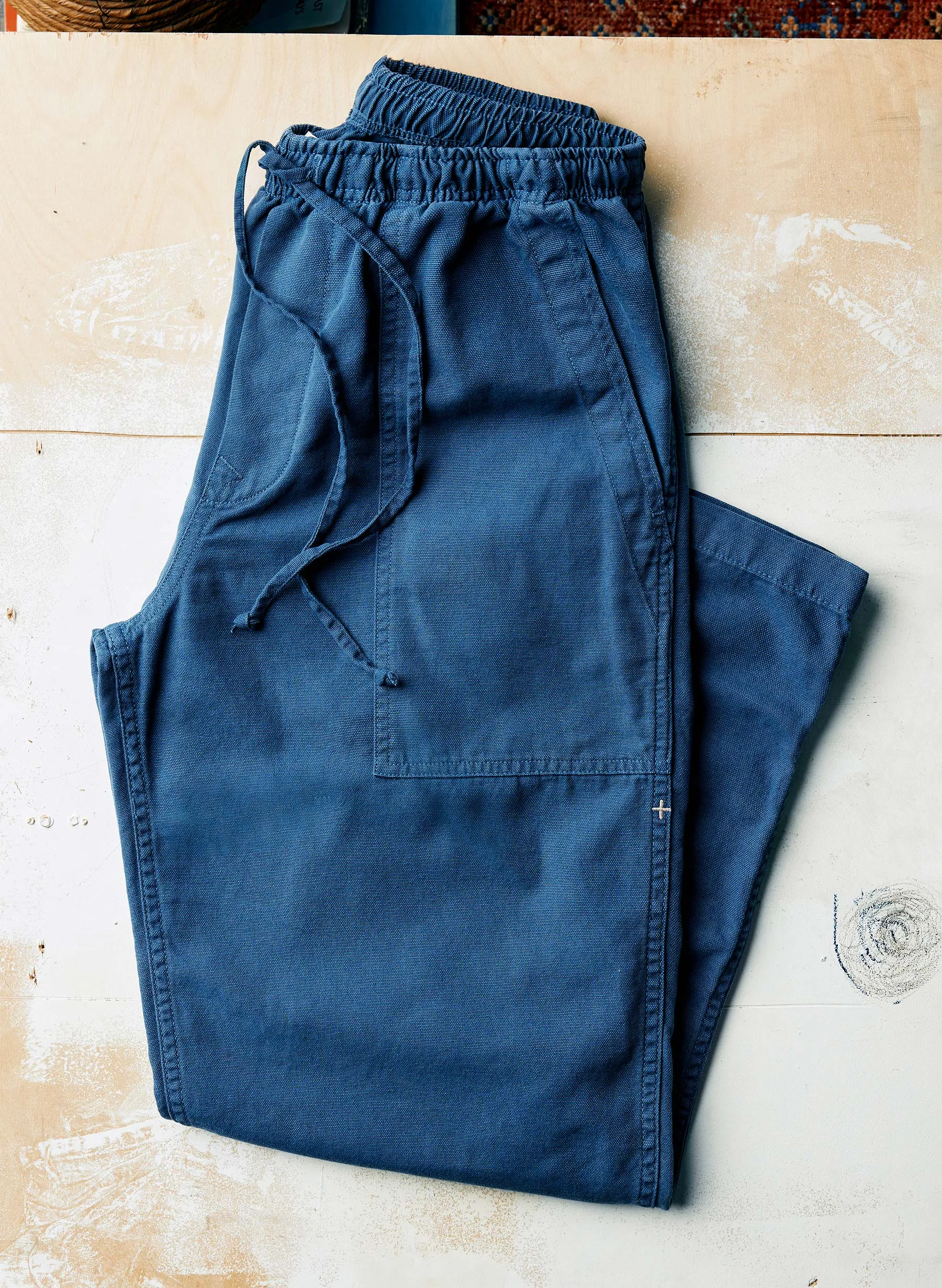 the ventura chore pant in blue sold by Imogene + Willie product image thumbnail 2