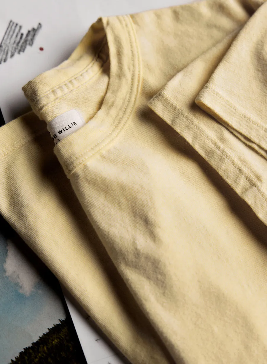 drop tee in yellow sold by Imogene + Willie product image thumbnail 5