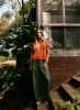 drop tee in poppy sold by Imogene + Willie