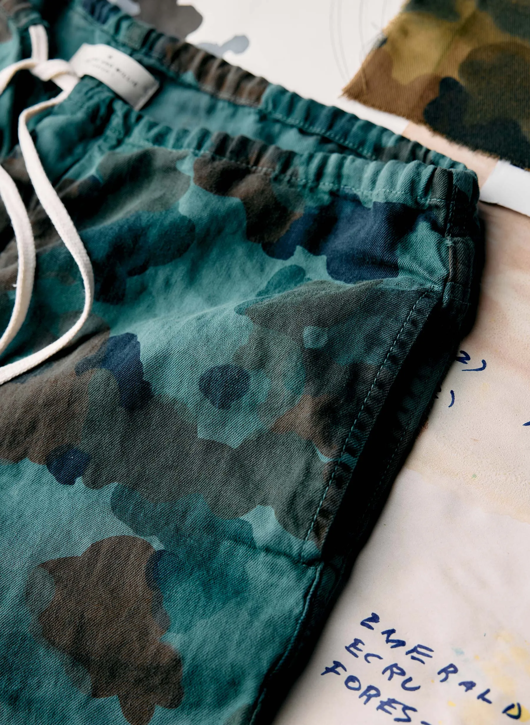 the lounge pant in painted camo sold by Imogene + Willie product image thumbnail 4
