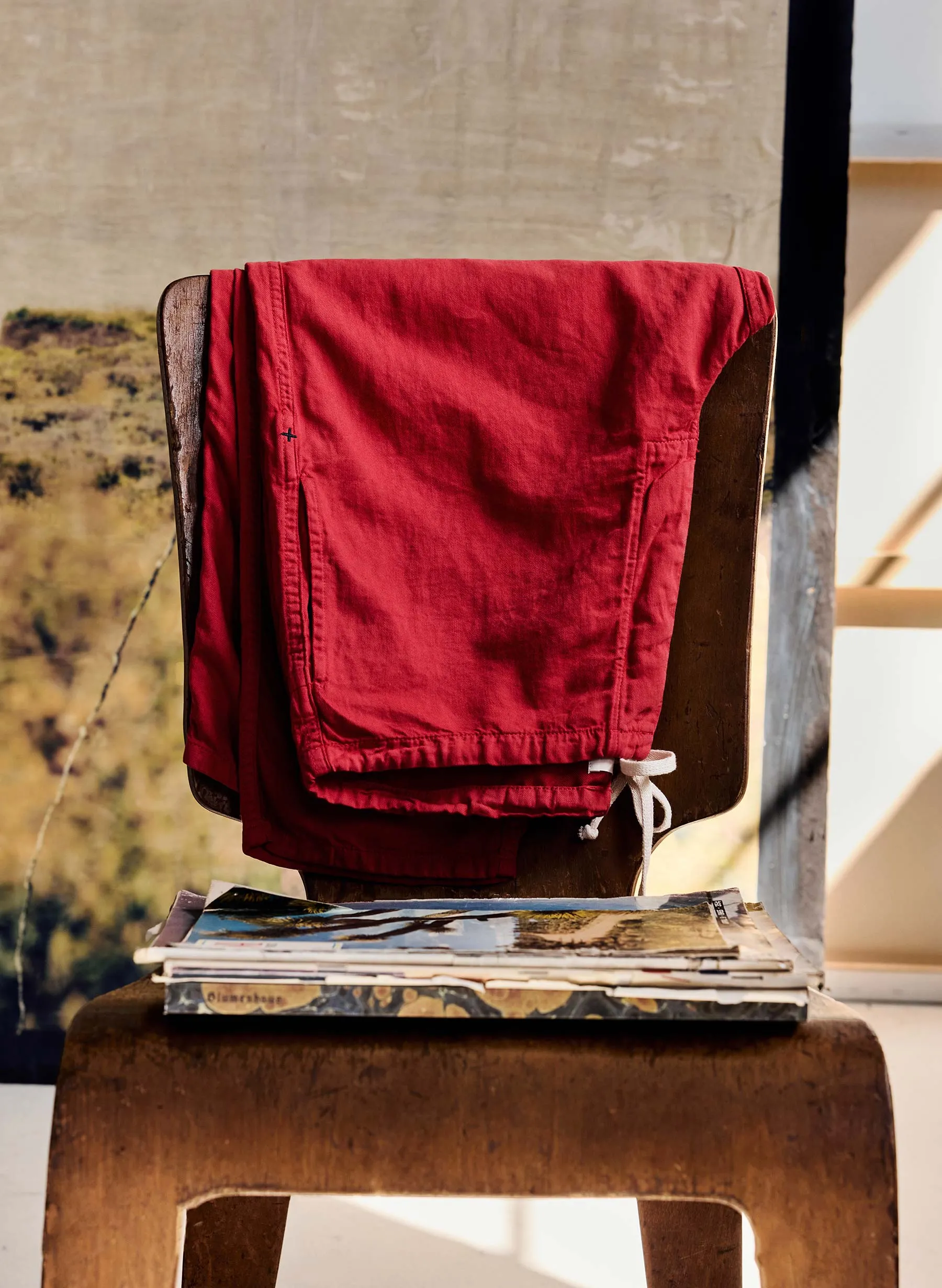 the lounge pant in poppy sold by Imogene + Willie product image thumbnail 5