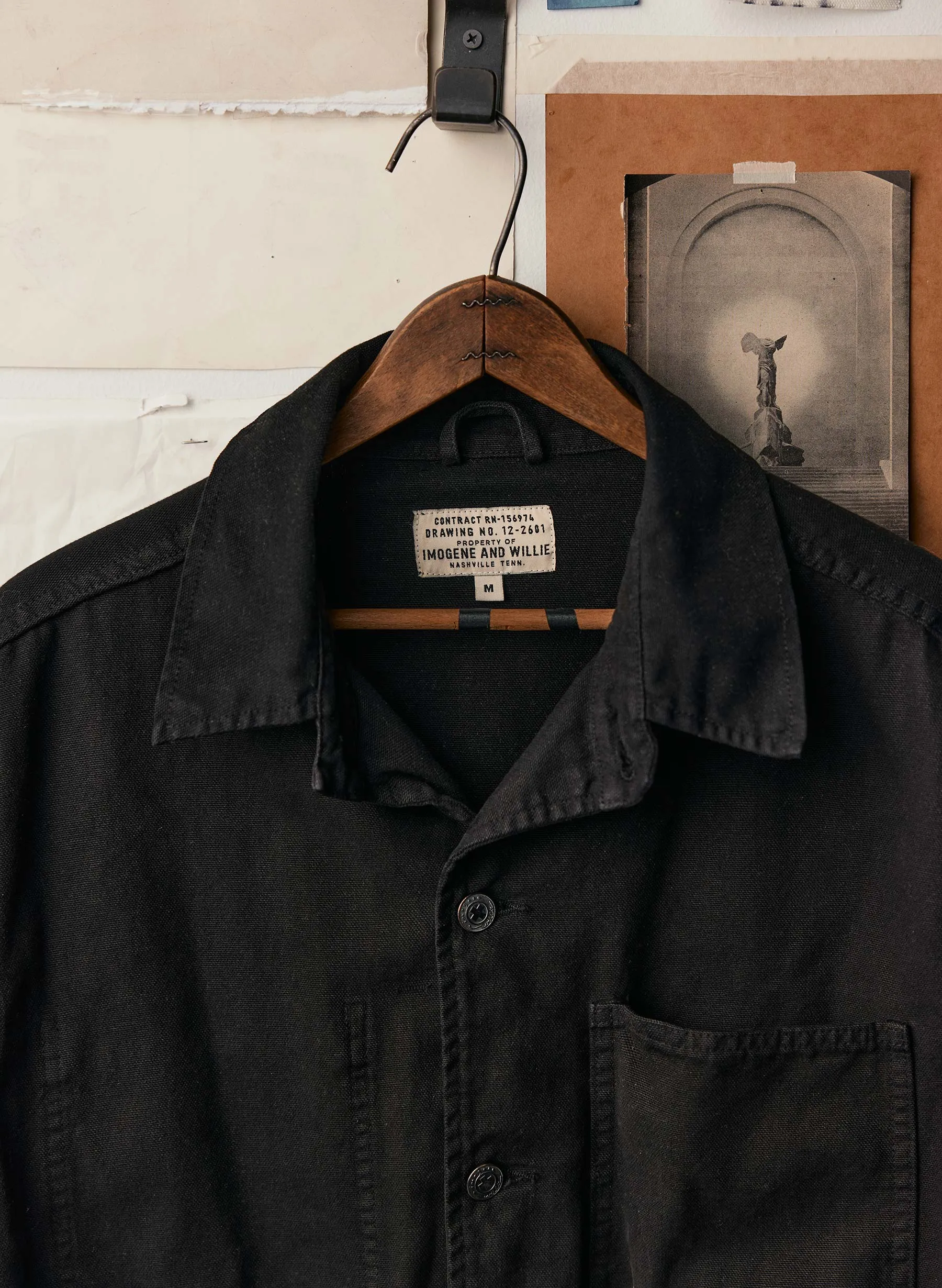 jack jacket in overdyed slate sold by Imogene + Willie product image thumbnail 2