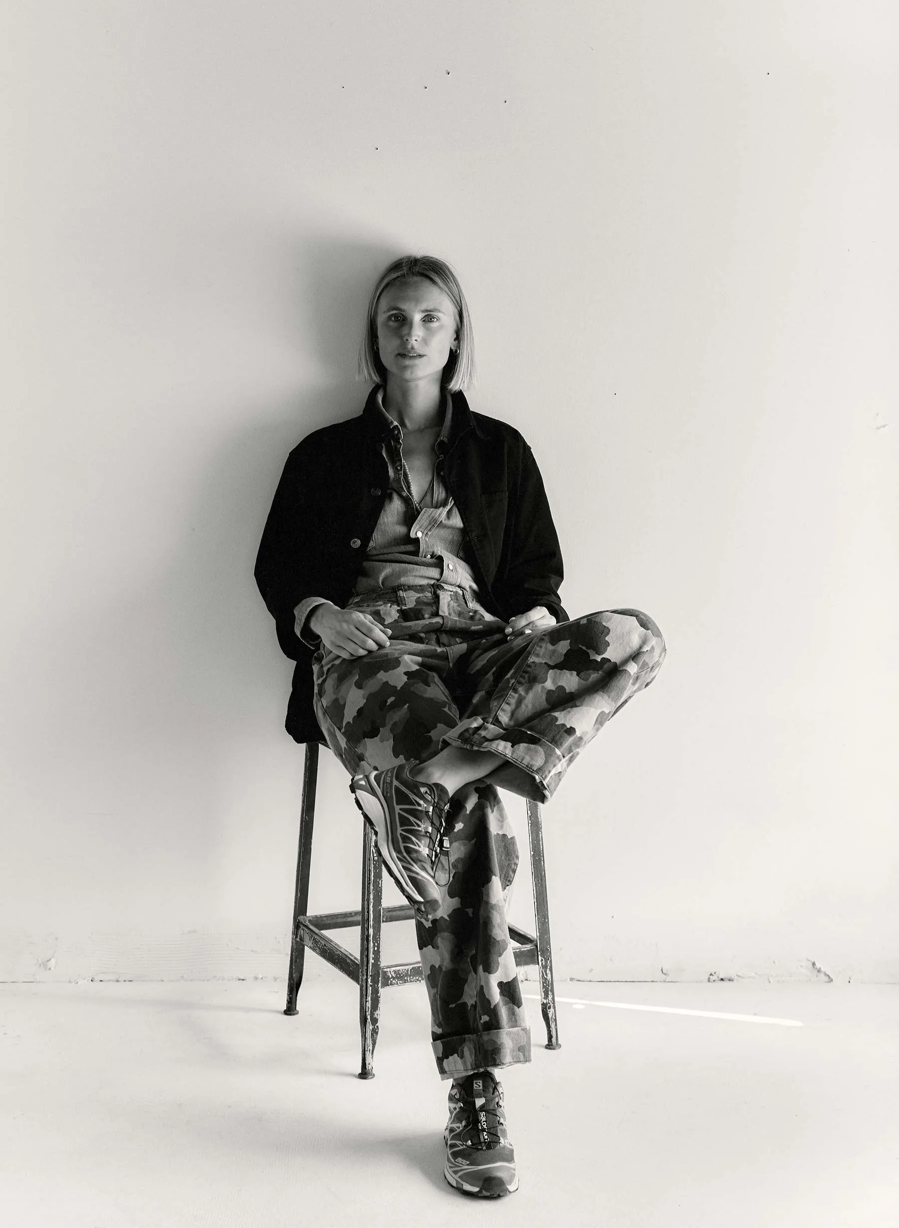 jack jacket in overdyed slate sold by Imogene + Willie product image thumbnail 5