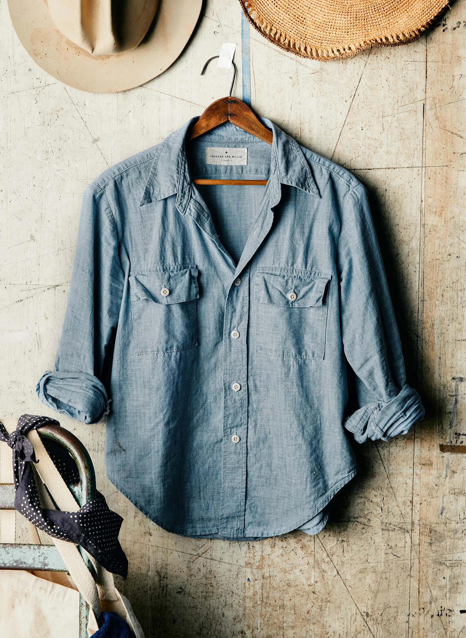sierra chambray shirt sold by Imogene + Willie product image thumbnail 3