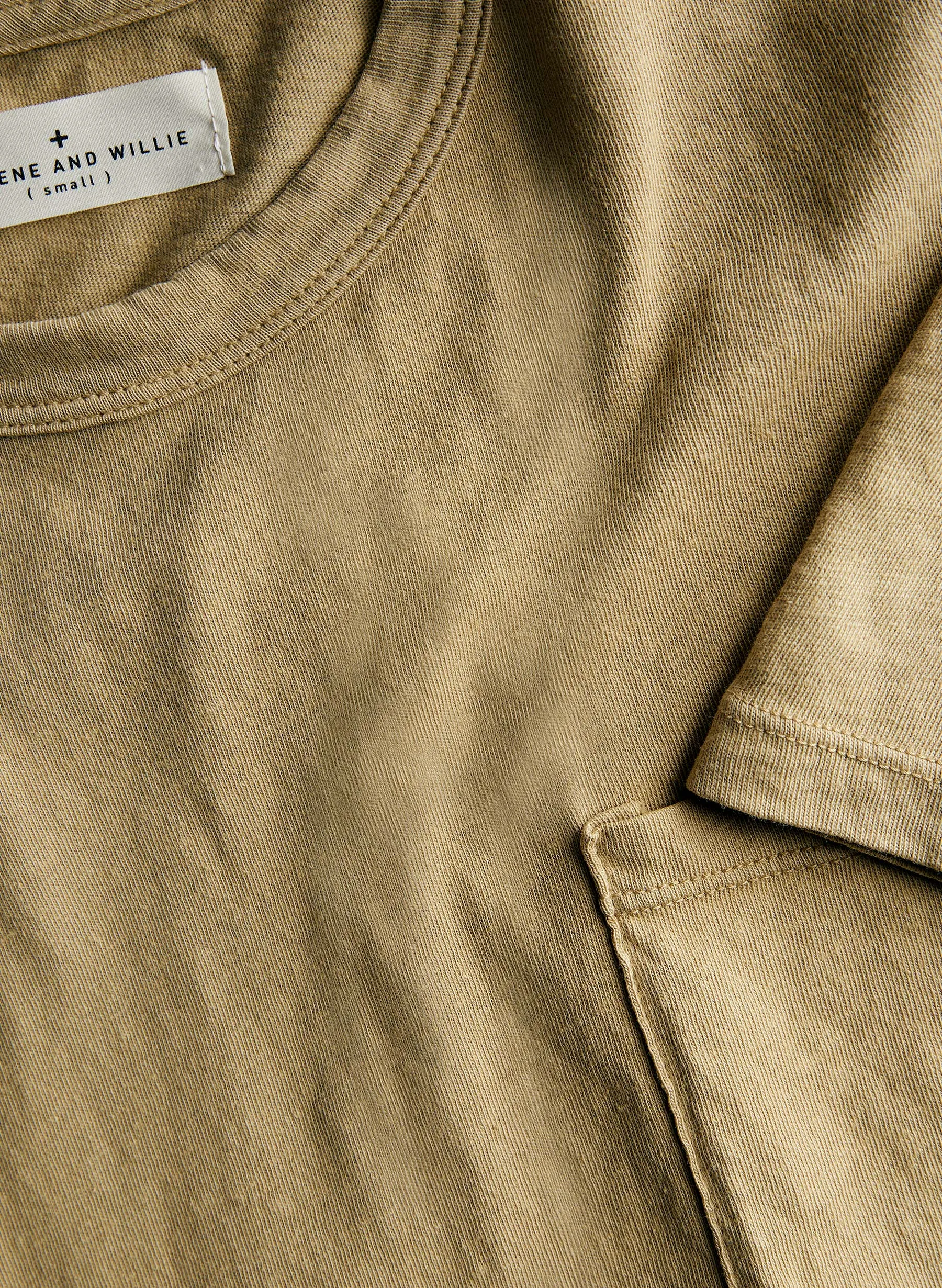 desert knit pocket tee sold by Imogene + Willie product image thumbnail 5