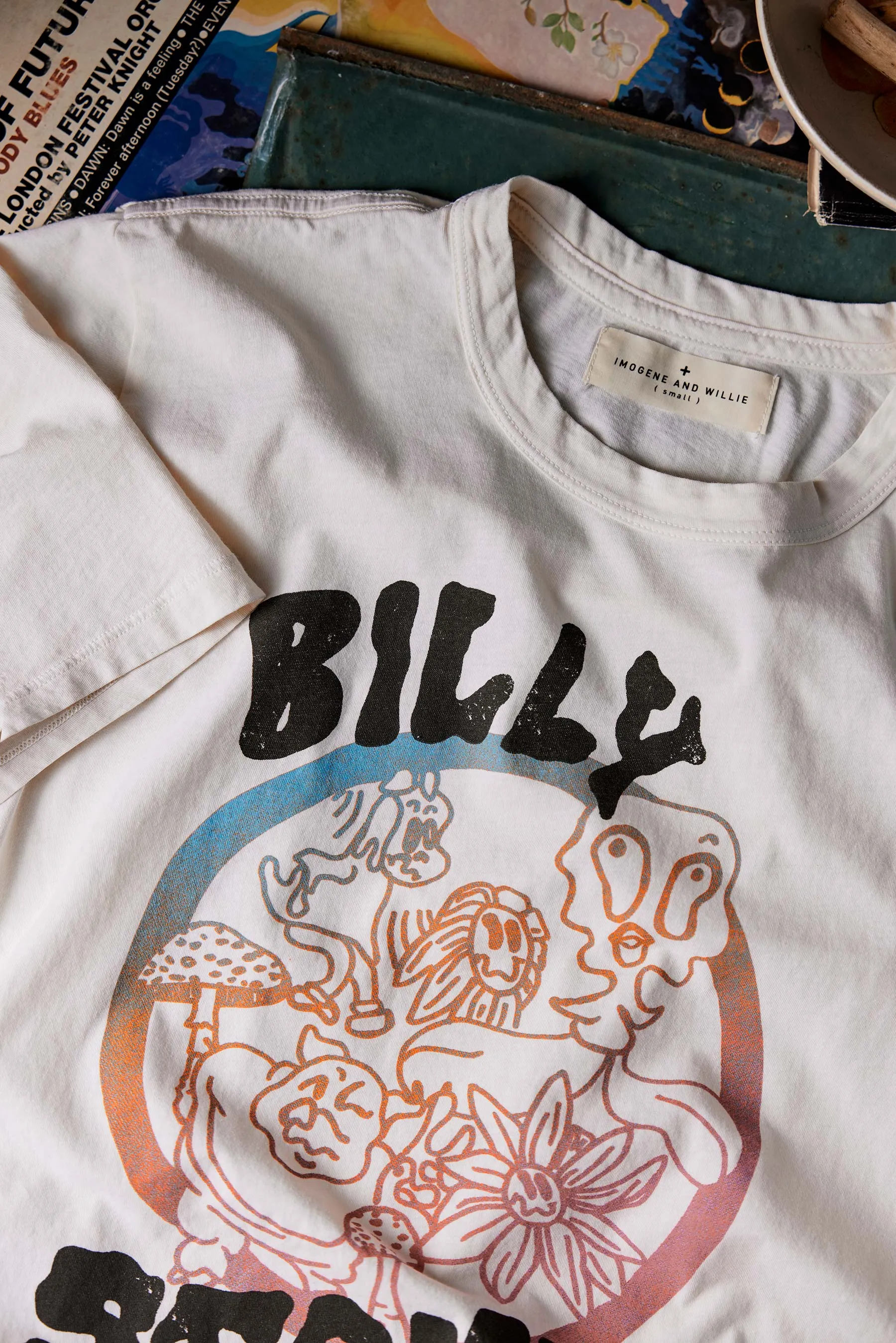 i+w x billy strings "friends” tee sold by Imogene + Willie product image thumbnail 2