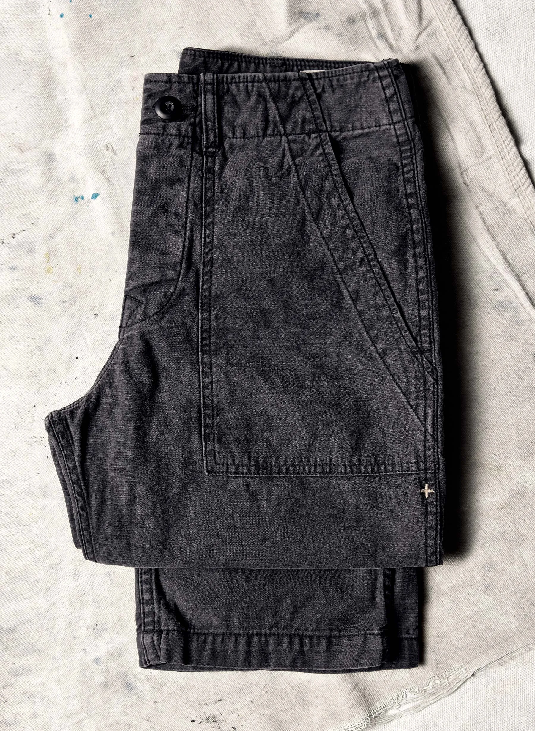 oliver military trouser in black sold by Imogene + Willie product image thumbnail 3
