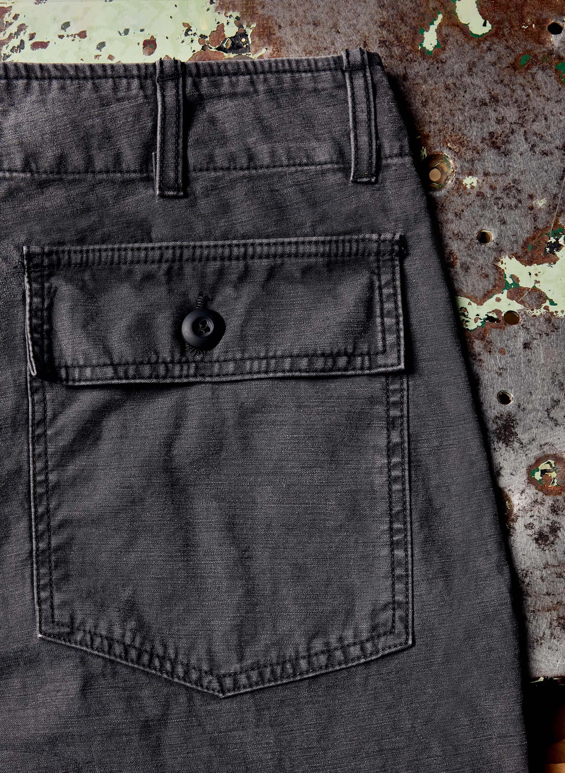 oliver military trouser in black sold by Imogene + Willie product image thumbnail 5