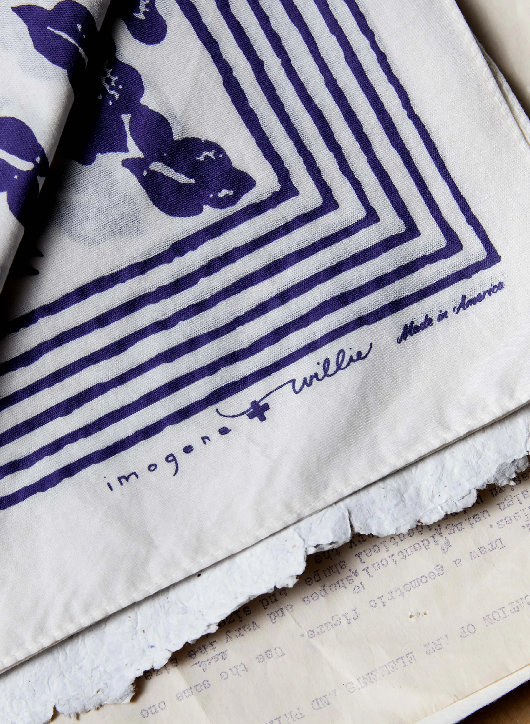 i+w plateau rose bandana sold by Imogene + Willie product image thumbnail 2