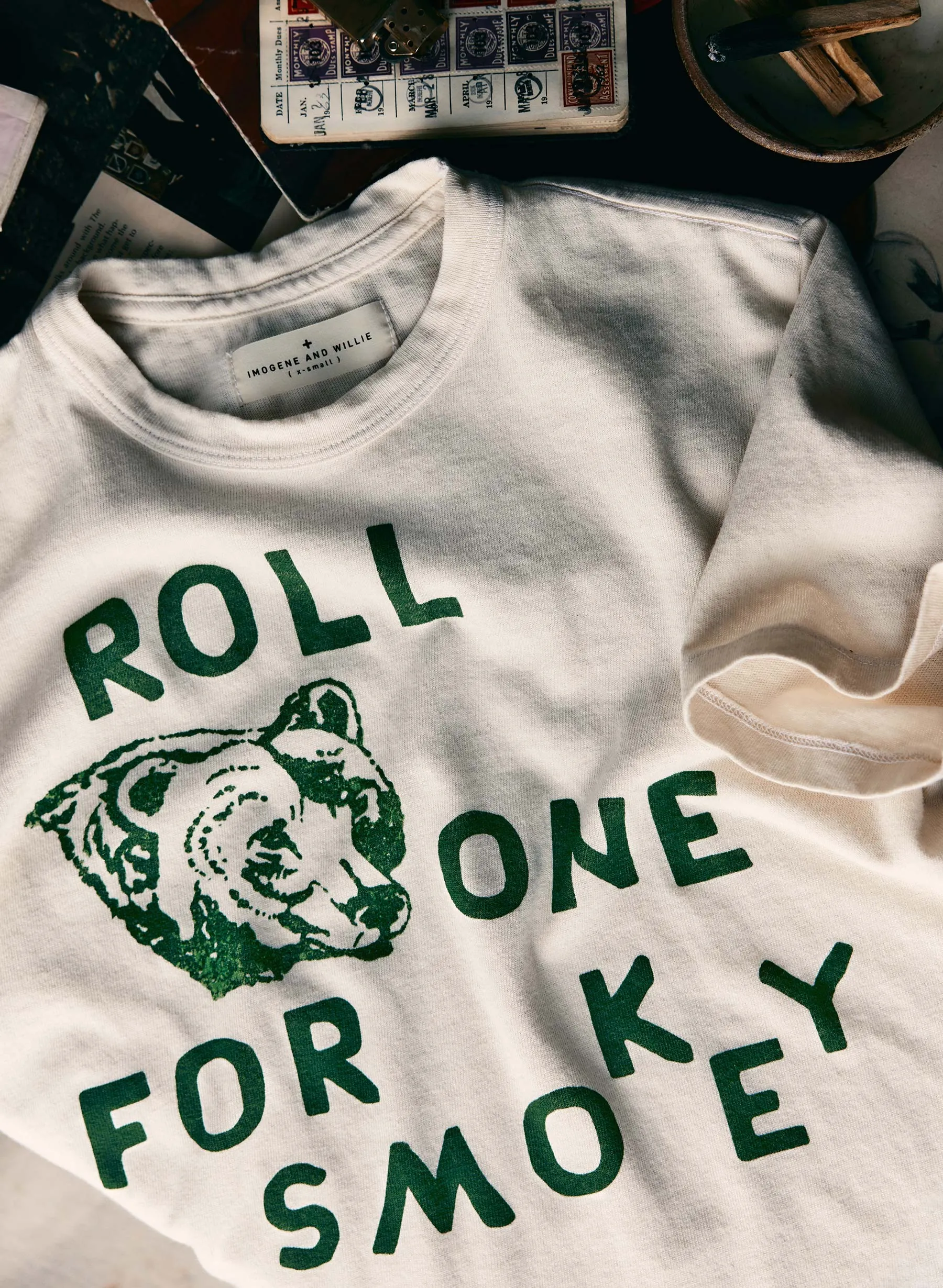 the "roll one" tee sold by Imogene + Willie product image thumbnail 2
