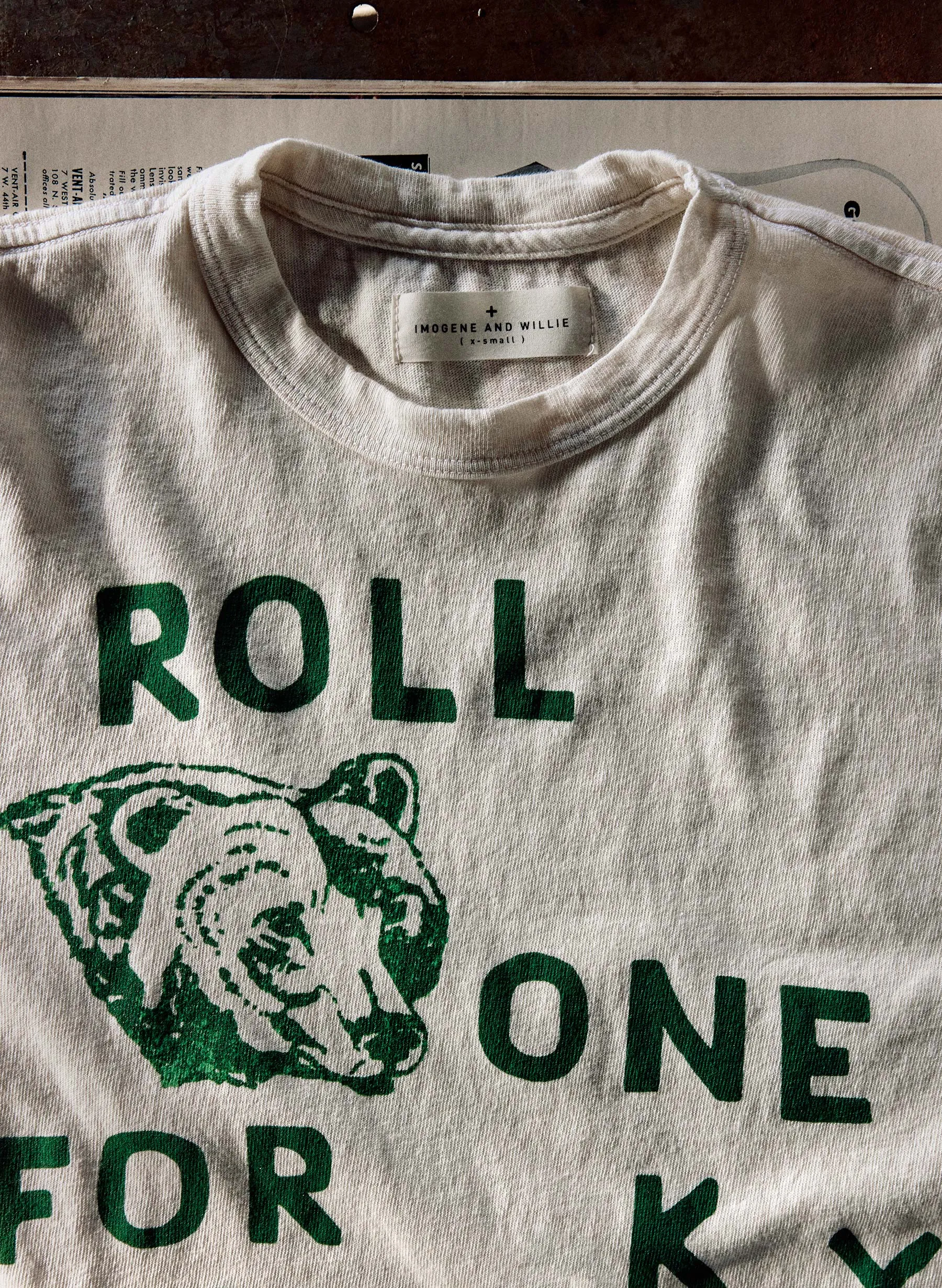 the "roll one" tee sold by Imogene + Willie product image thumbnail 5