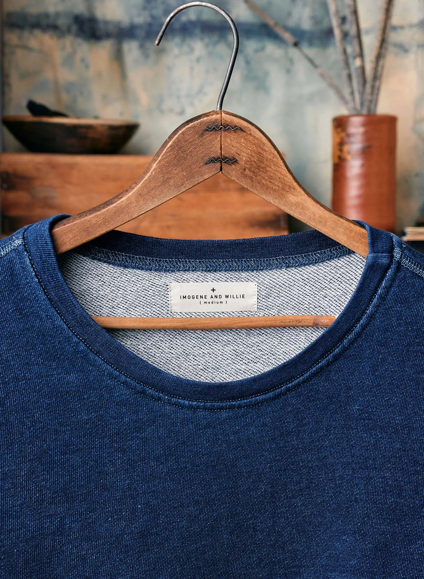 the indigo holden sweatshirt sold by Imogene + Willie product image thumbnail 2
