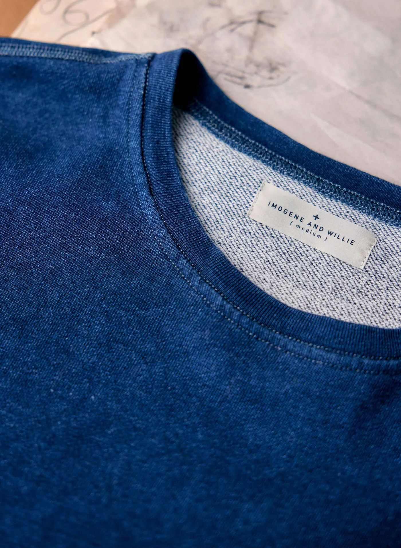 the indigo holden sweatshirt sold by Imogene + Willie product image thumbnail 5