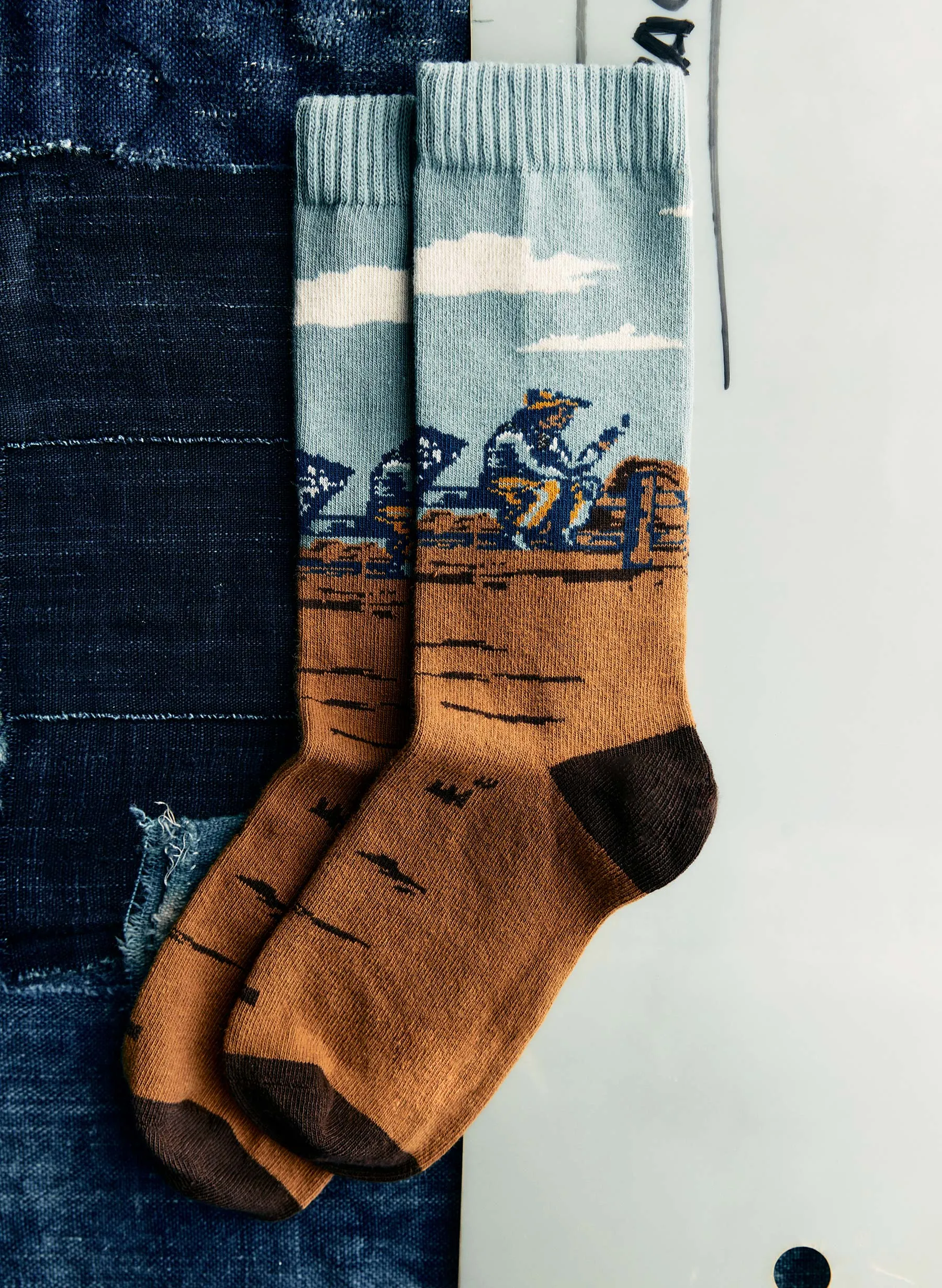 said and done sock in bronze sold by Imogene + Willie