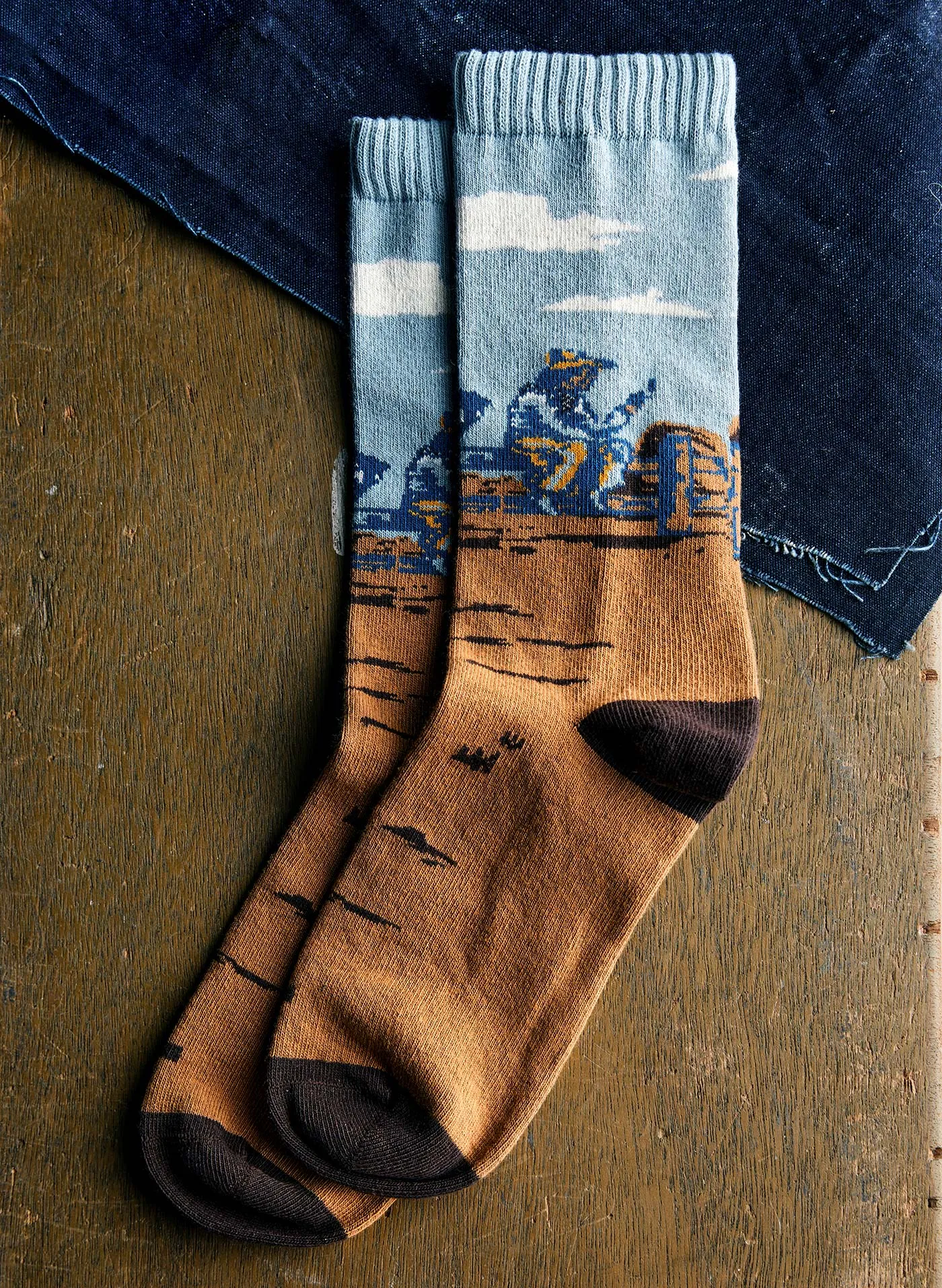 said and done sock in bronze sold by Imogene + Willie product image thumbnail 2