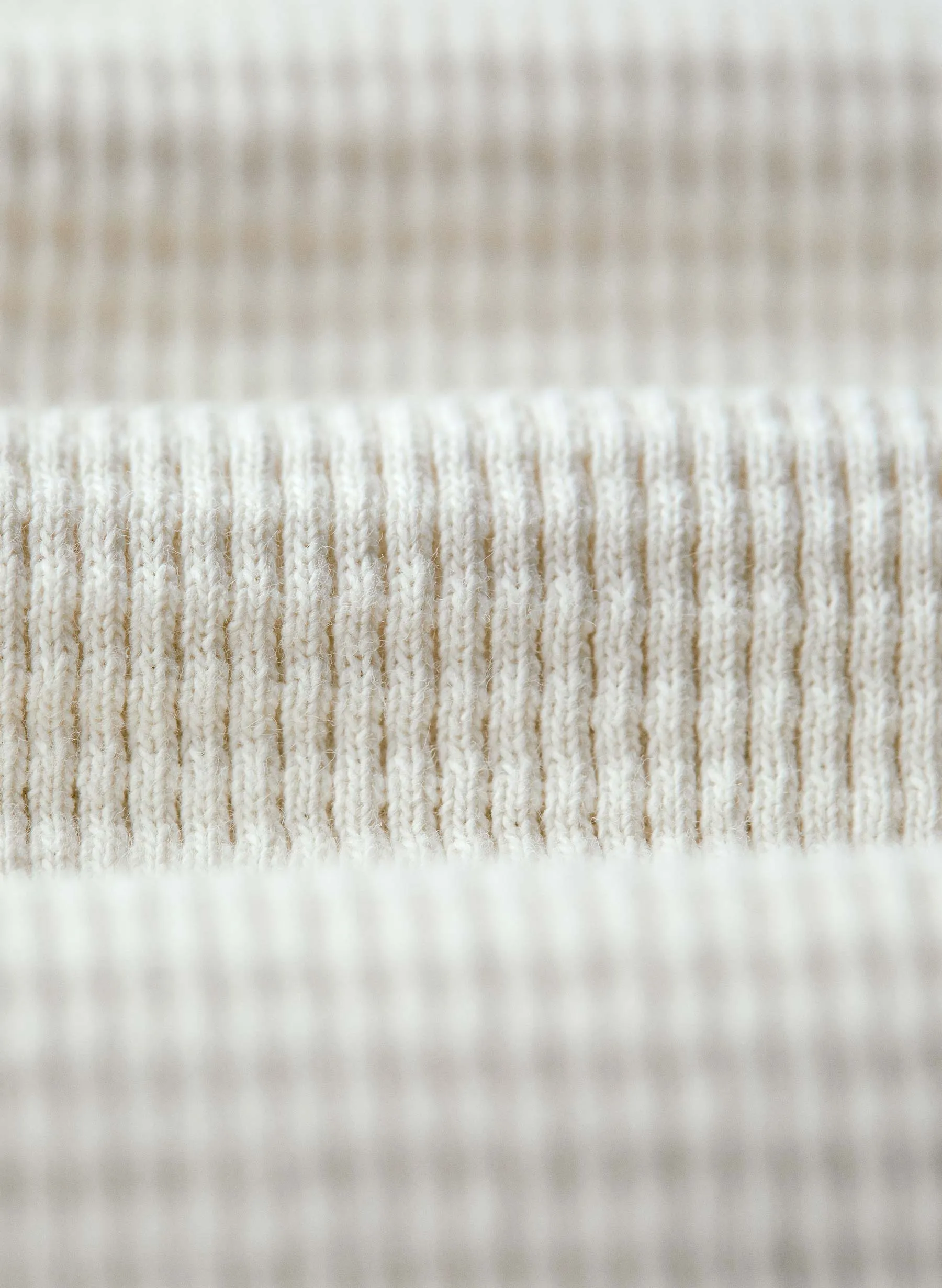 the knit waffle henley in vintage white sold by Imogene + Willie product image thumbnail 5