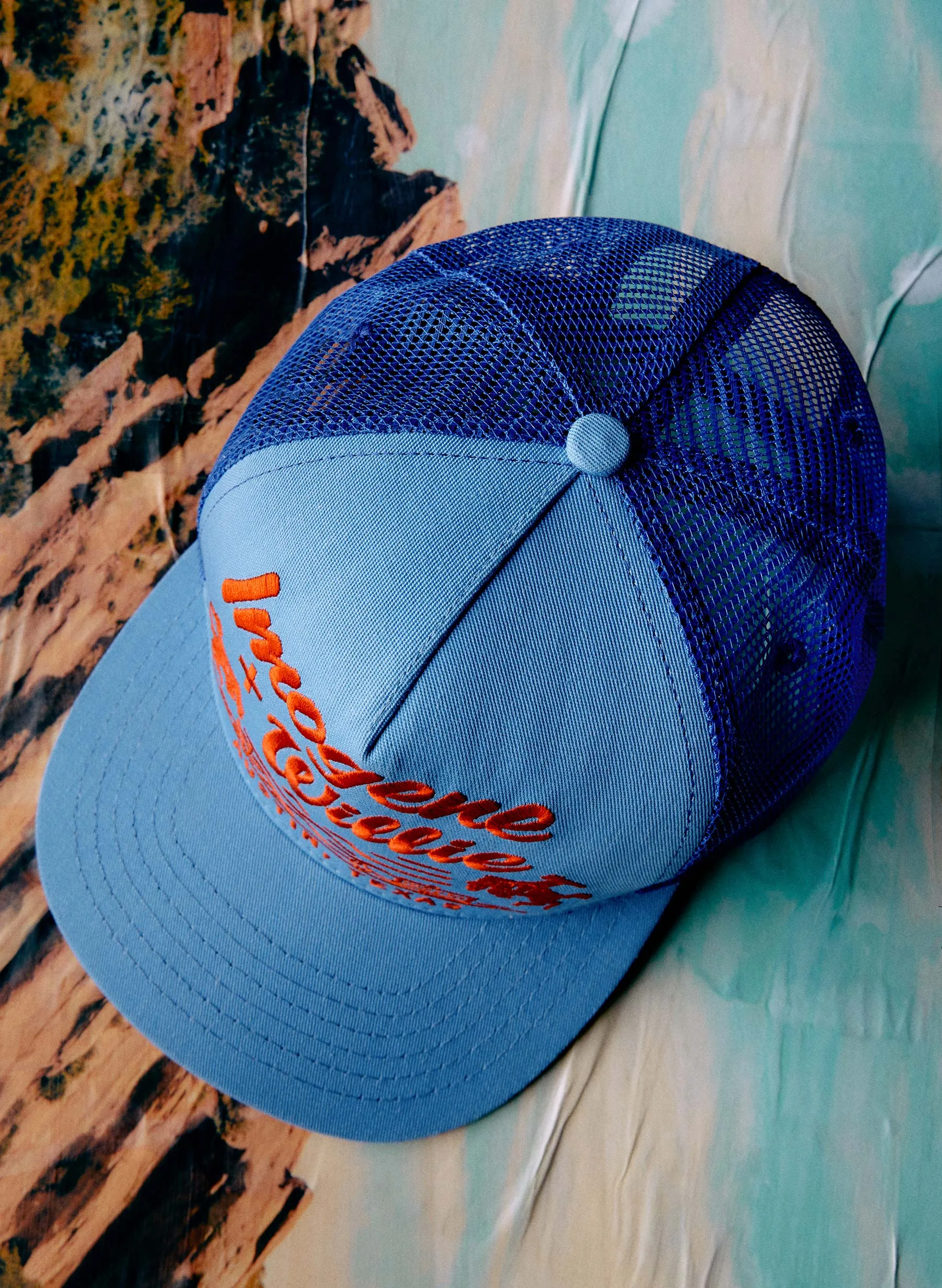 the "bronco" trucker in blue sold by Imogene + Willie product image thumbnail 2