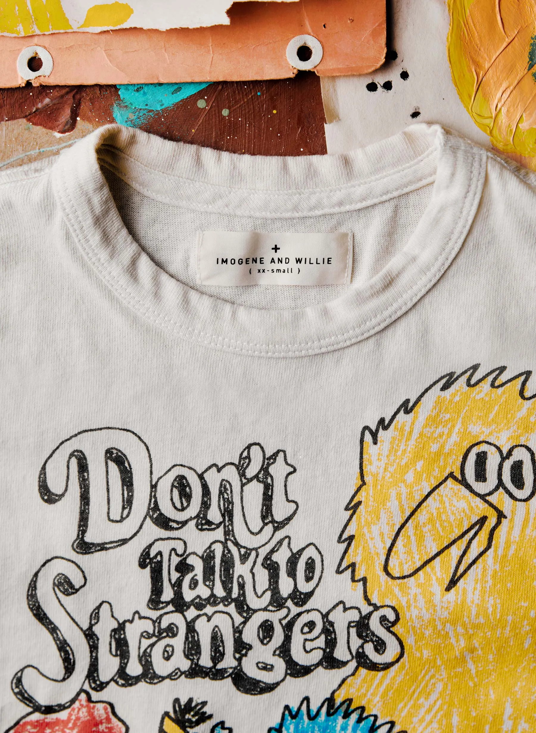 the "strangers" tee sold by Imogene + Willie product image thumbnail 3