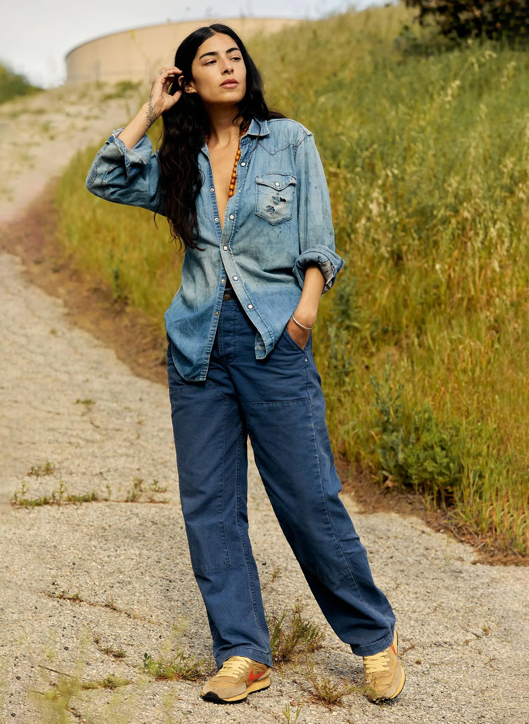 clarke canvas workpant sold by Imogene + Willie product image thumbnail 3