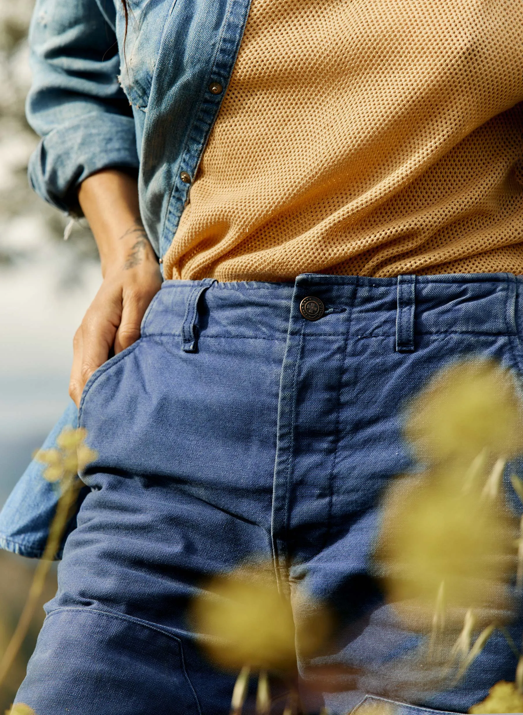 clarke canvas workpant sold by Imogene + Willie product image thumbnail 2