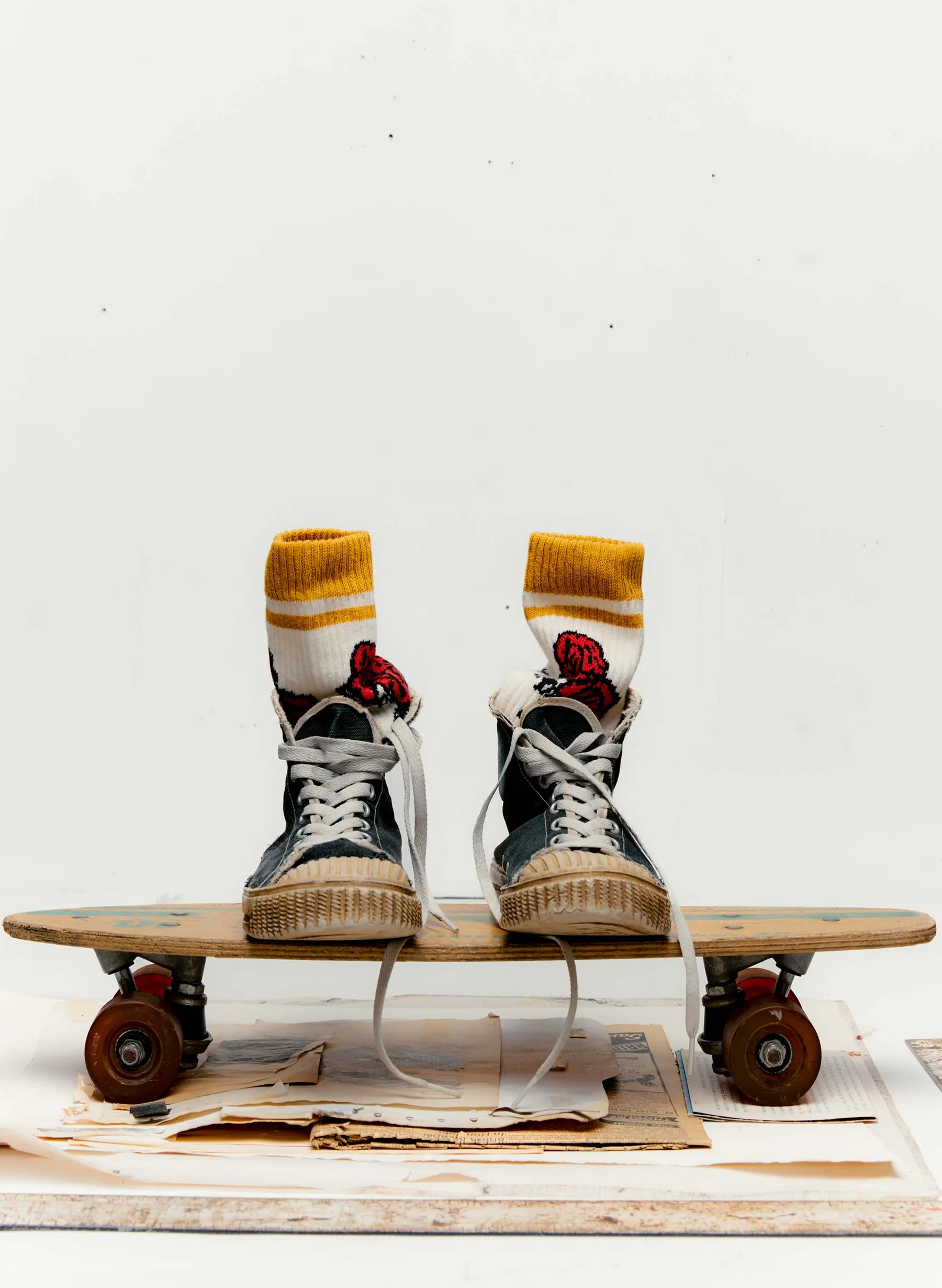 the "dead wrong" sock sold by Imogene + Willie product image thumbnail 5