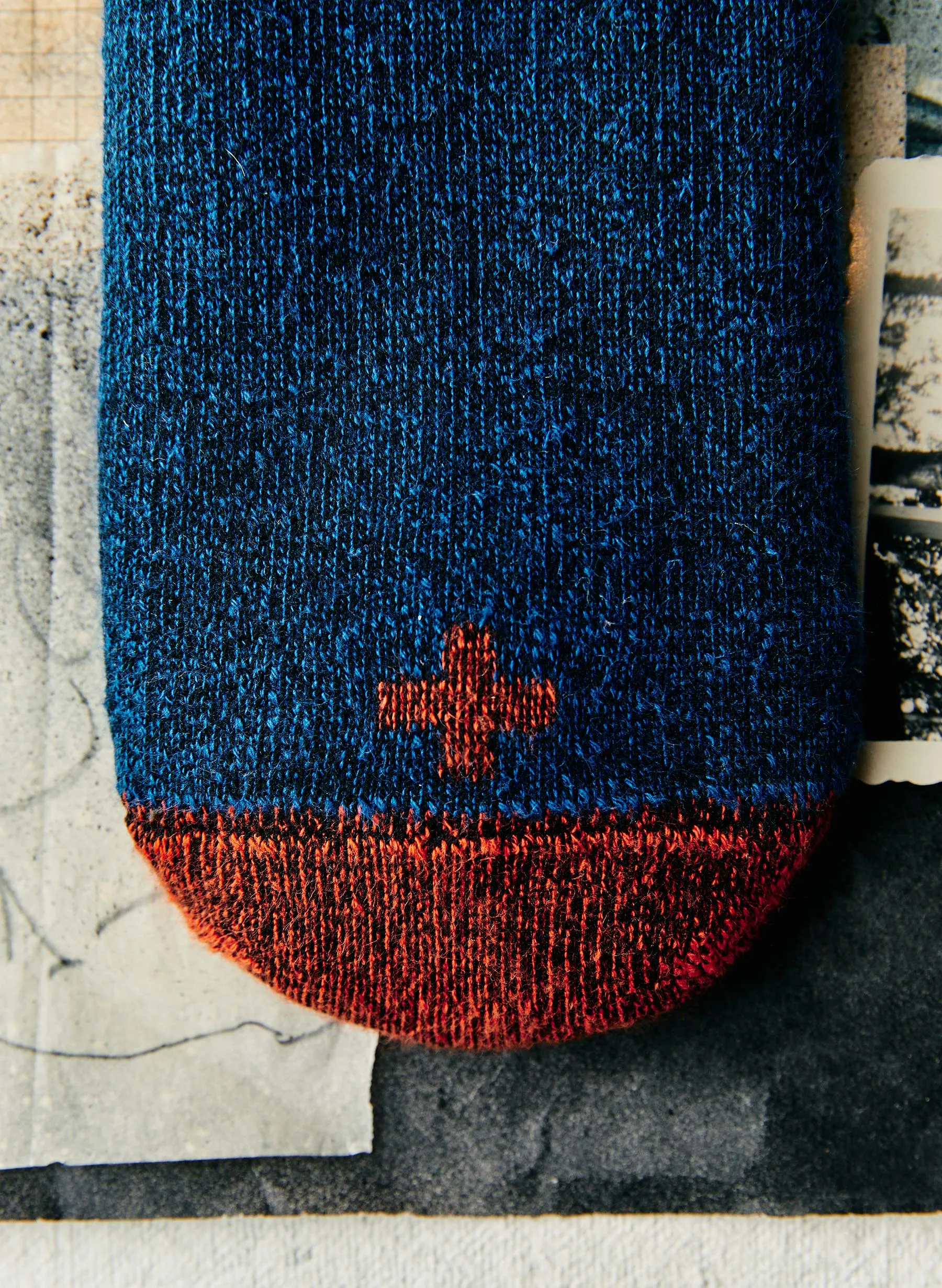boot sock in cabin blue sold by Imogene + Willie product image thumbnail 2