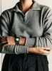 the quarter zip heather pullover sold by Imogene + Willie