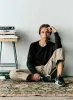 the long sleeve raglan in faded black sold by Imogene + Willie