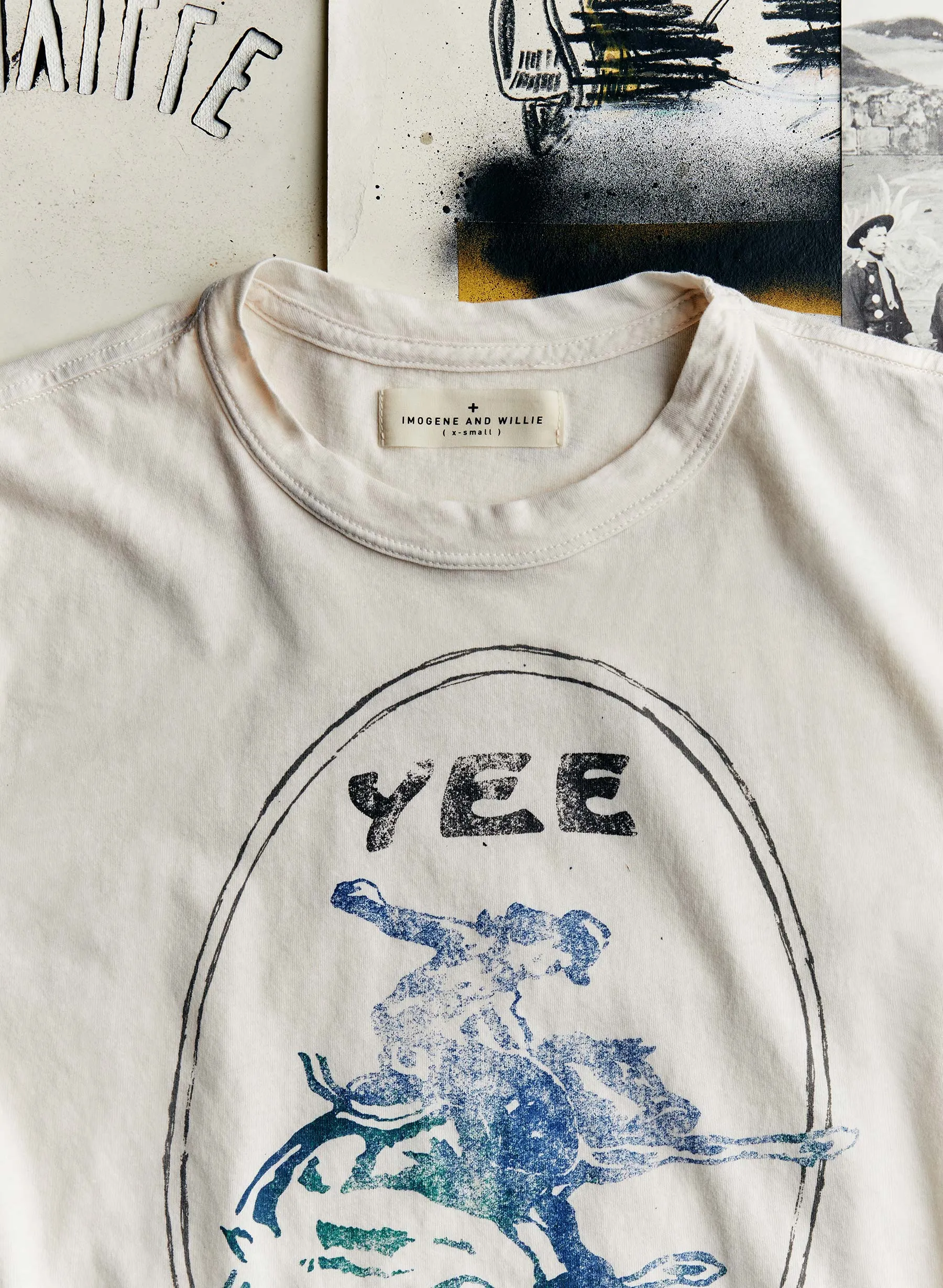 the "yee haw" tee sold by Imogene + Willie product image thumbnail 5