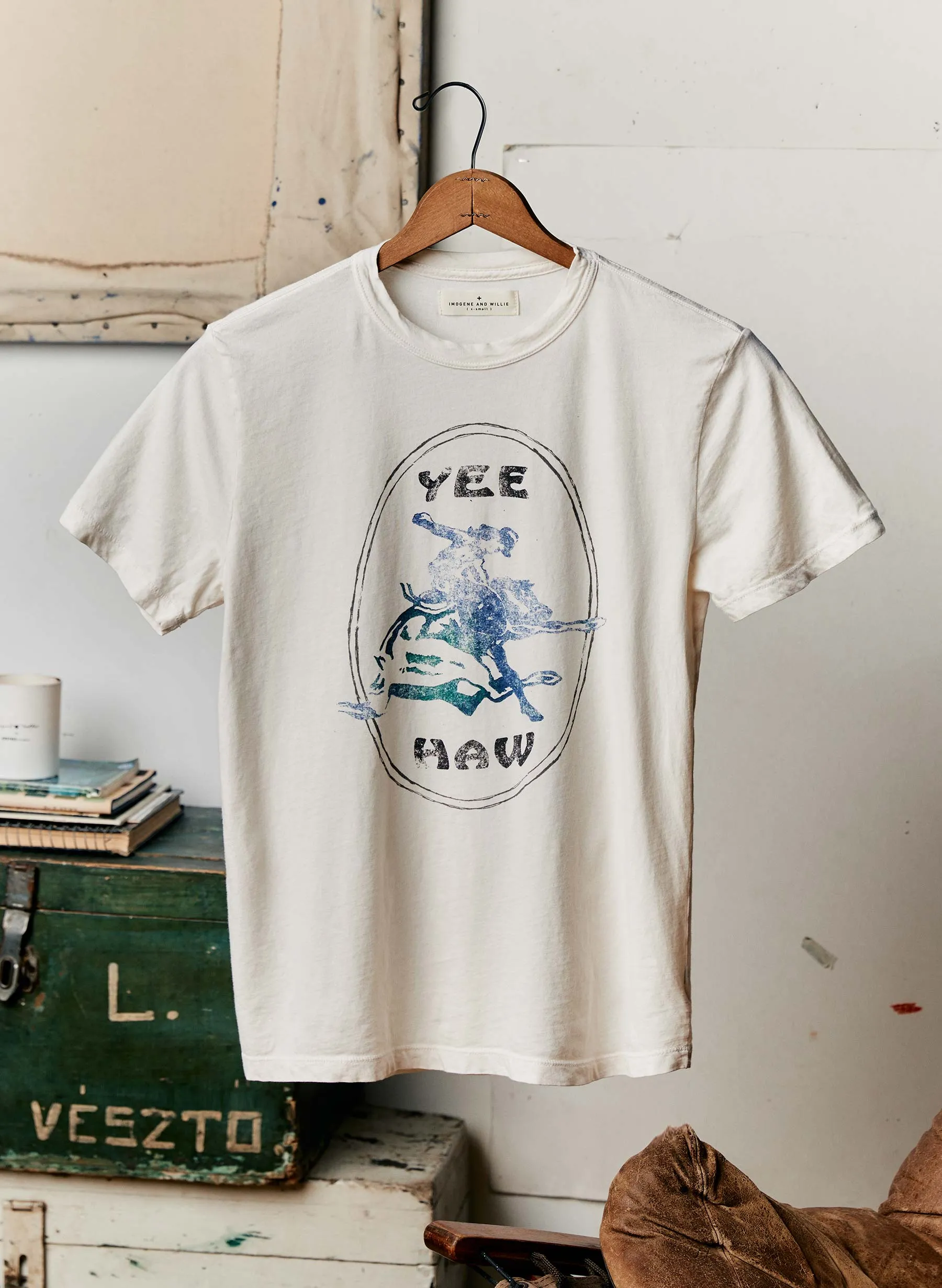 the "yee haw" tee sold by Imogene + Willie product image thumbnail 4