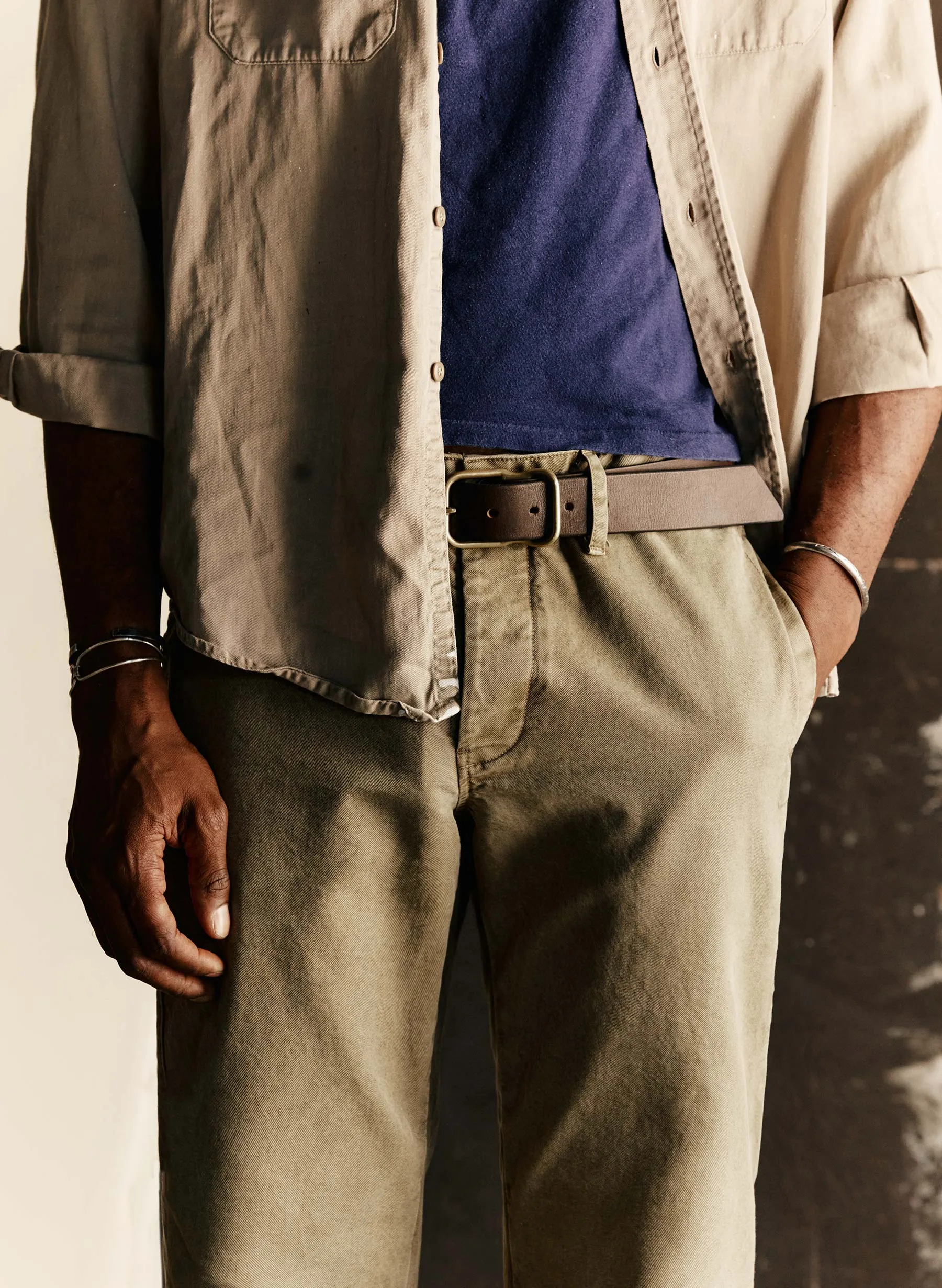 the all american chino in field tan sold by Imogene + Willie product image thumbnail 3