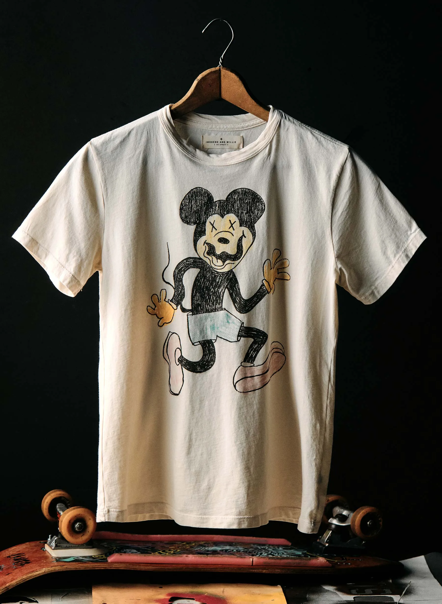 the "cease + desist" tee sold by Imogene + Willie product image thumbnail 3