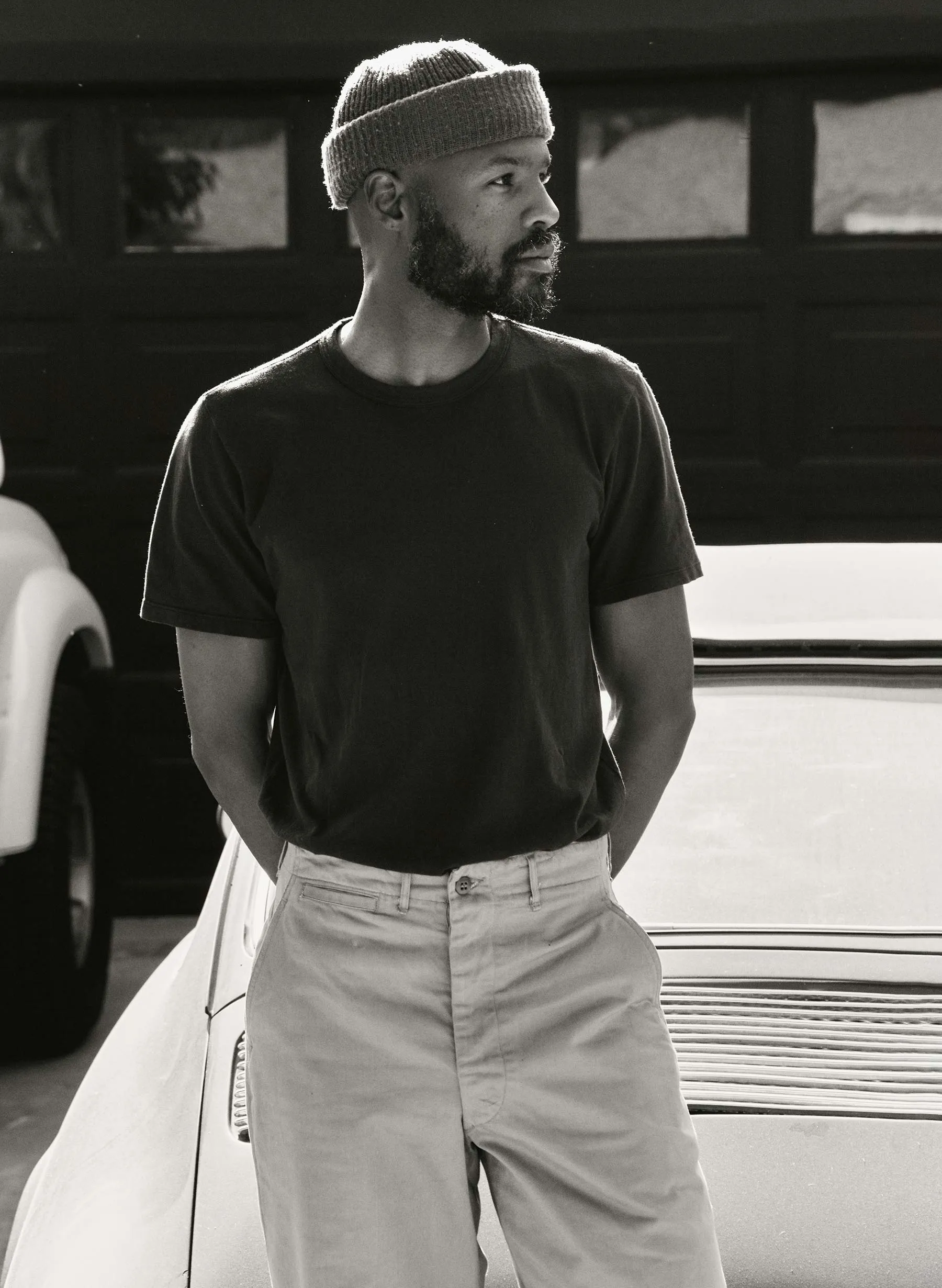 classic knit faded black crew sold by Imogene + Willie product image thumbnail 2