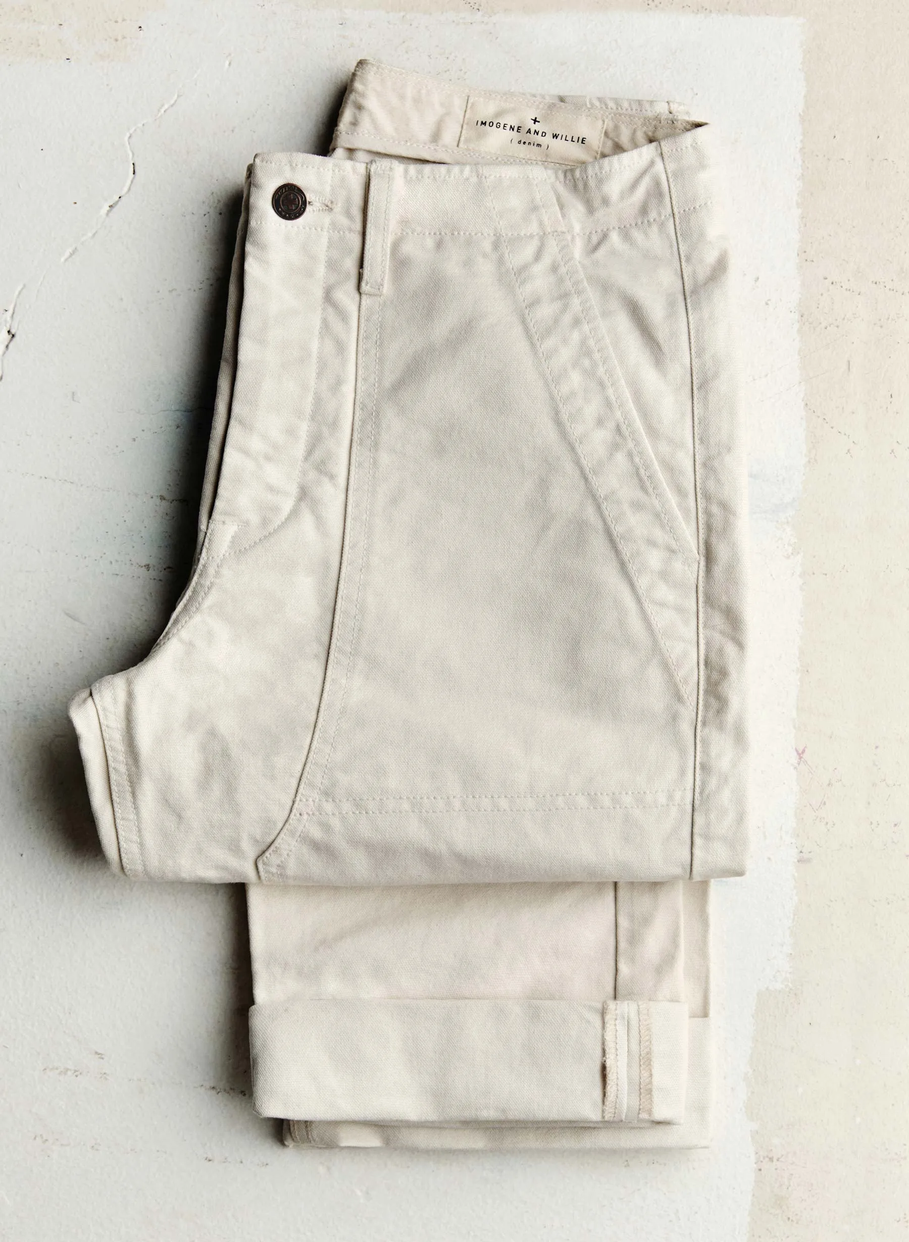 hencye canvas workpant in natural sold by Imogene + Willie product image thumbnail 2